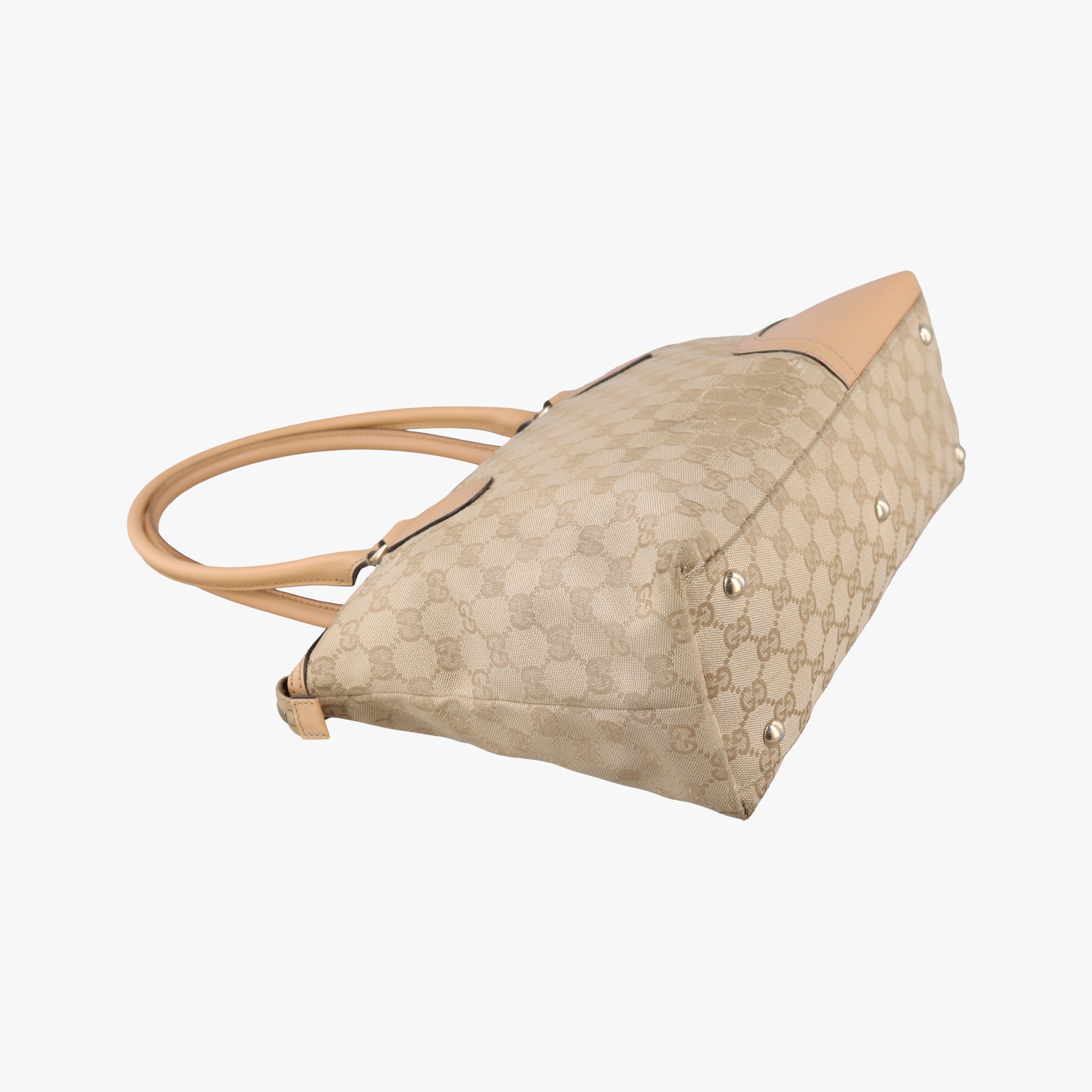 Pre-owned Gucci Horsebit web Beige×Multicolour Canvas×leather 232936 shoulderbag | stylenewstar