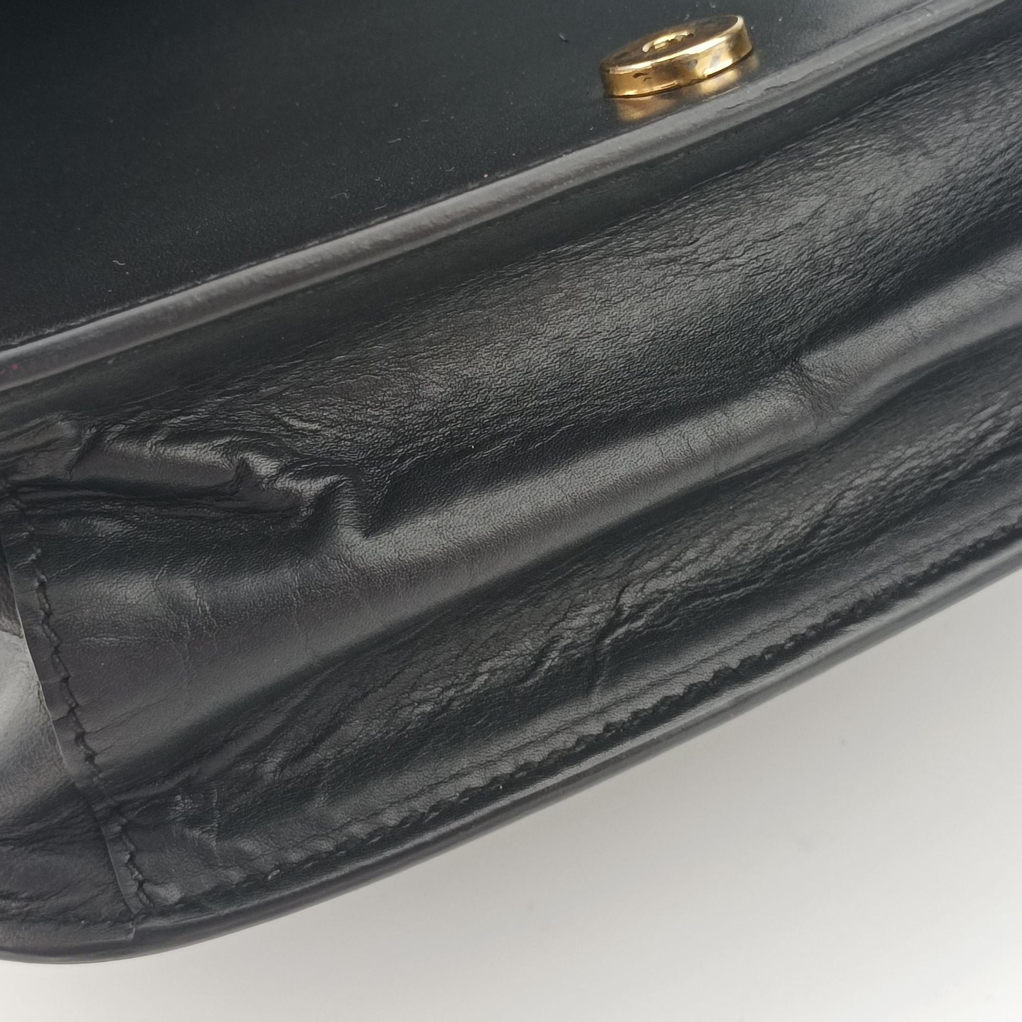 Vintage Prada pionniere Black leather 1BD039 shoulderbag | stylenewstar