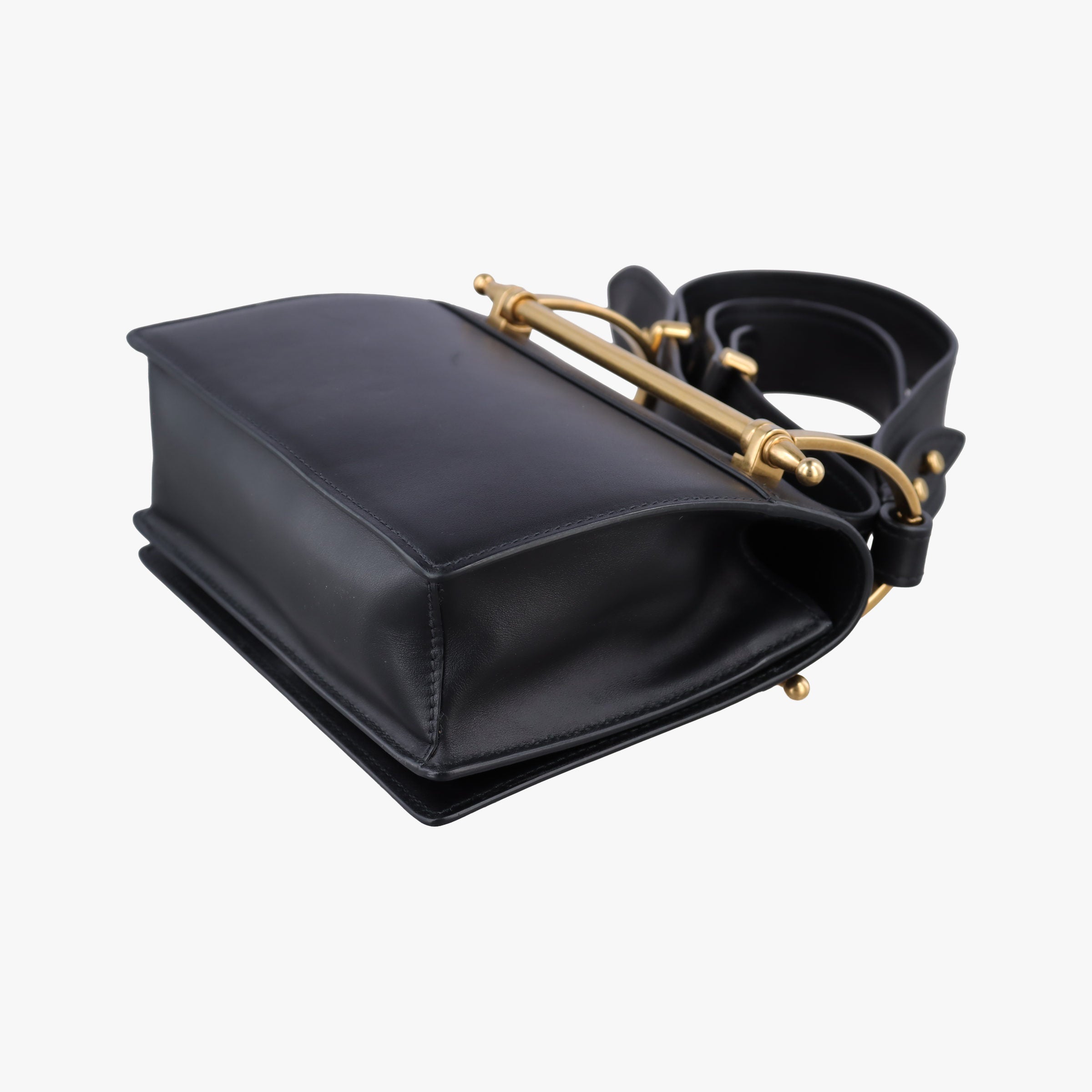 Pre-owned Prada Pionniere City Black leather 1BD075 shoulderbag | stylenewstar