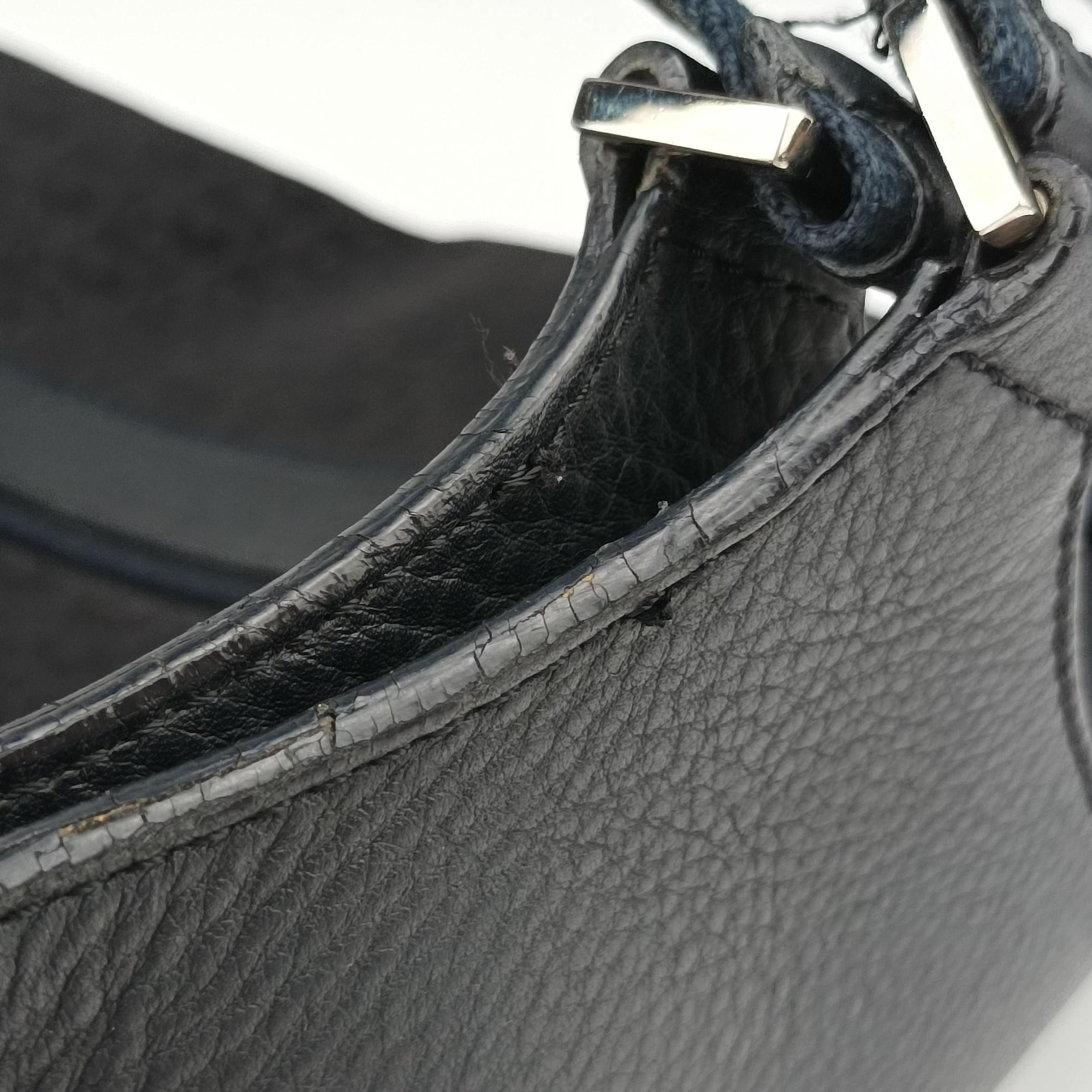 Pre-owned Christian Dior Street Chic Trotter Black×Navy Canvas×Leather  handbag | stylenewstar
