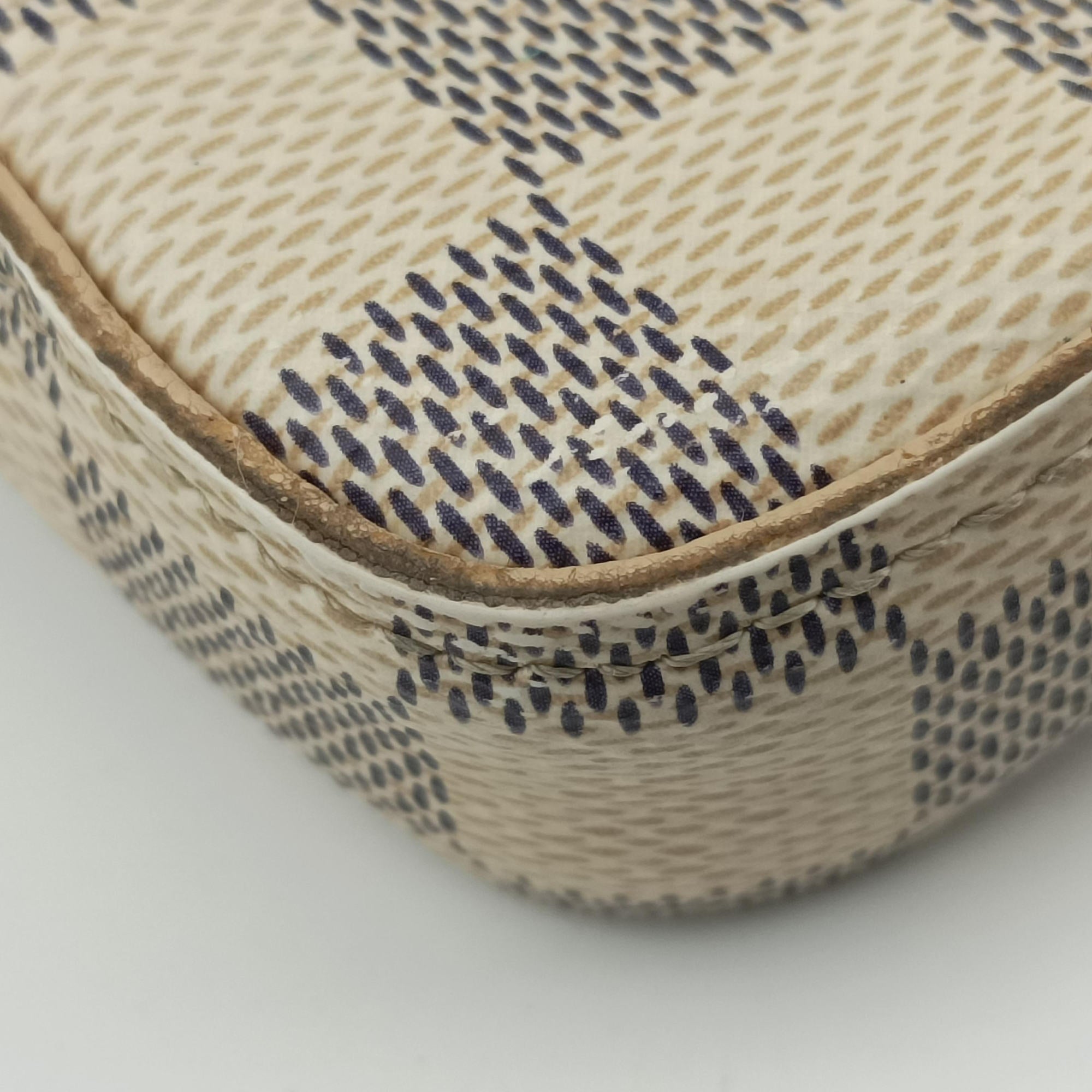 Pre-owned Louis Vuitton Pochette Felicie Azur Damier Canvas N63106 shoulderbag | stylenewstar