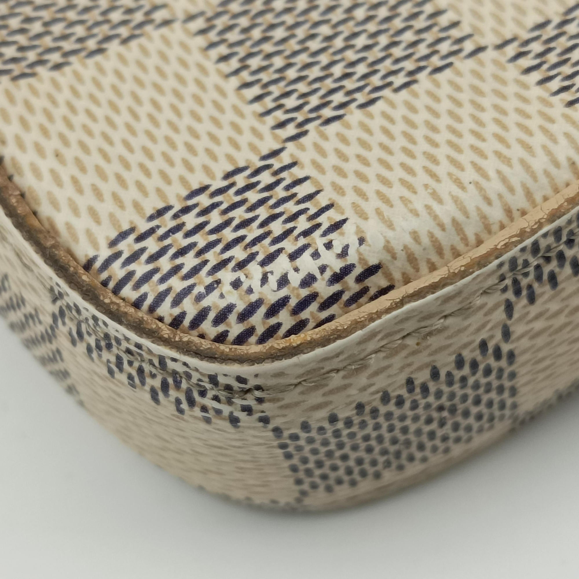 Pre-owned Louis Vuitton Pochette Felicie Azur Damier Canvas N63106 shoulderbag | stylenewstar