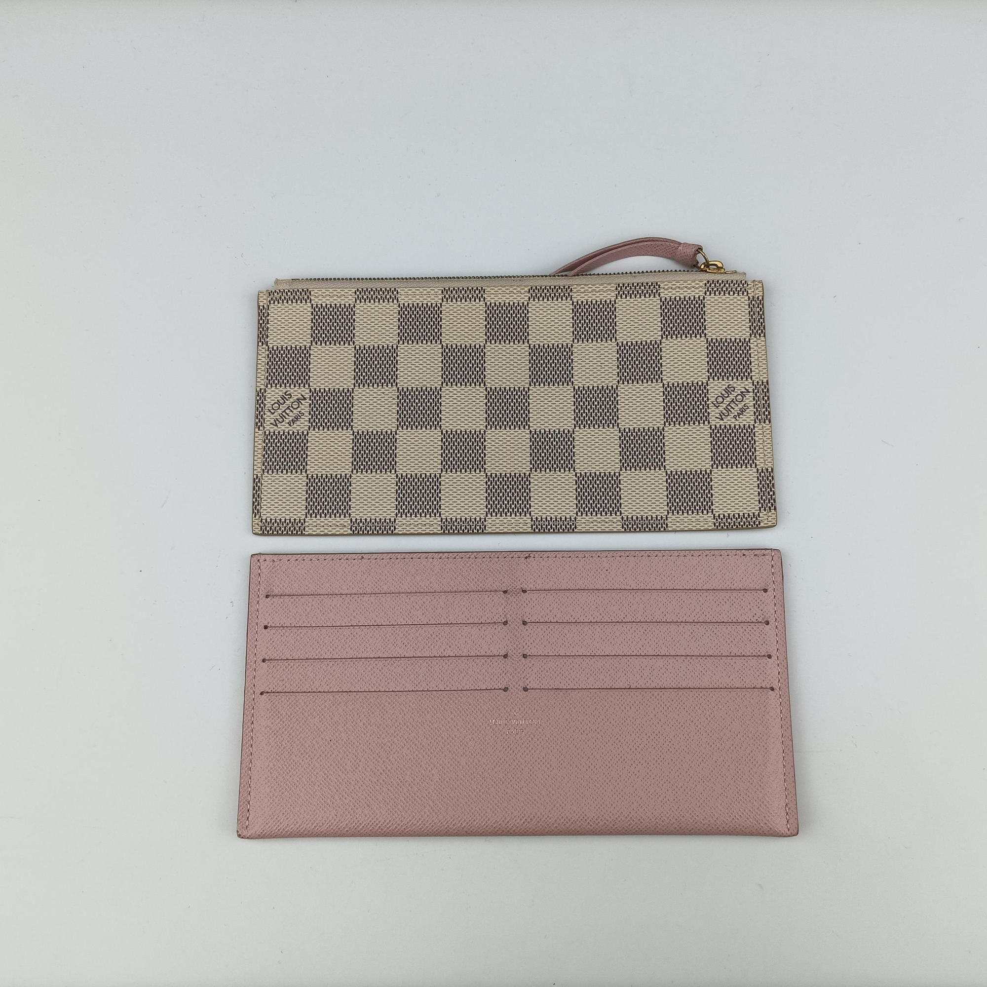 Pre-owned Louis Vuitton Pochette Felicie Azur Damier Canvas N63106 shoulderbag | stylenewstar