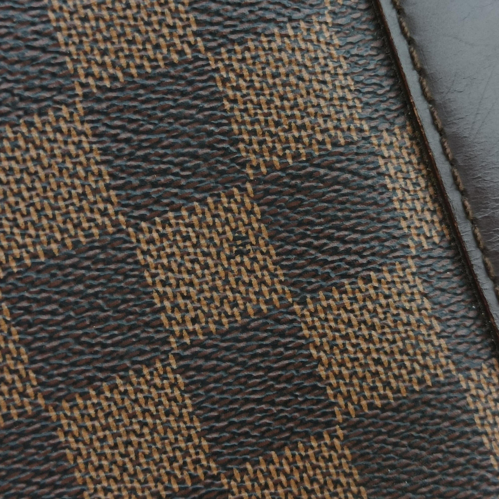 Pre-owned Louis Vuitton Porte Documents Voyage Ebene Damier Canvas M40225 handbag | stylenewstar
