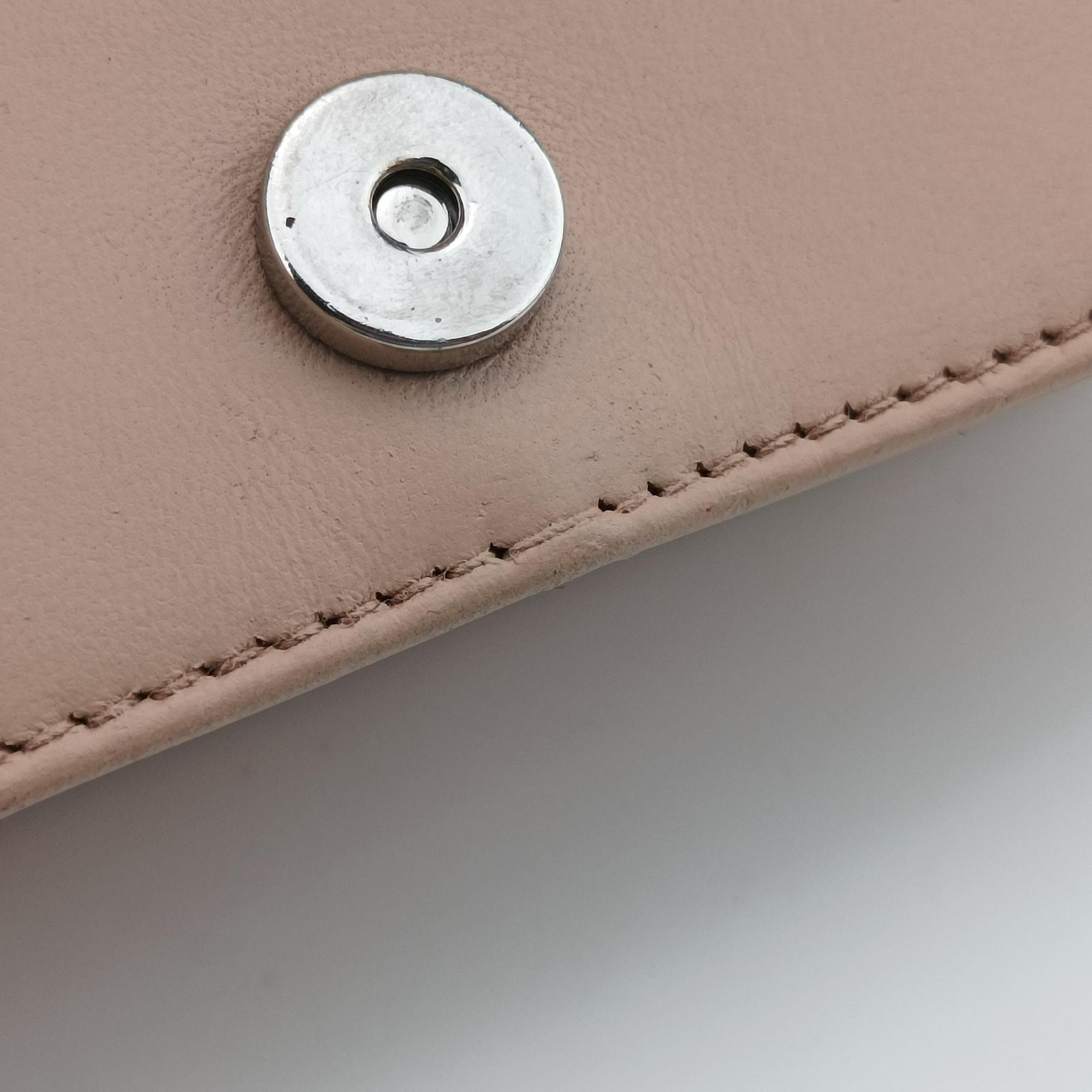 Pre-owned Prada Gaufre Pink Leather 1BD137 shoulderbag | stylenewstar