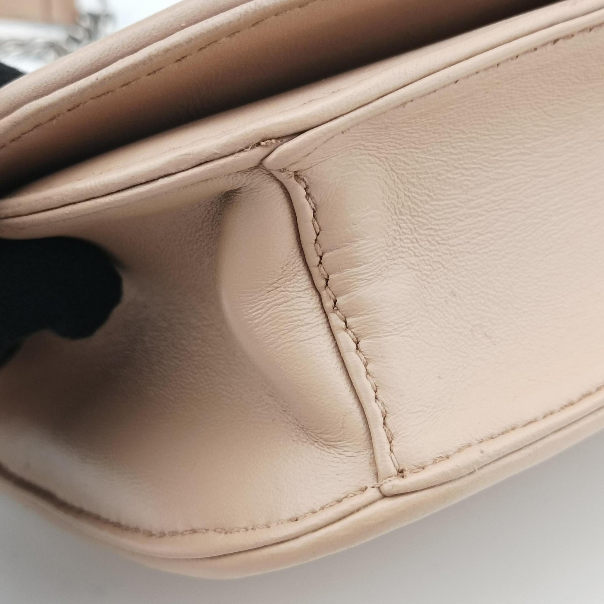 Pre-owned Prada Gaufre Pink Leather 1BD137 shoulderbag | stylenewstar
