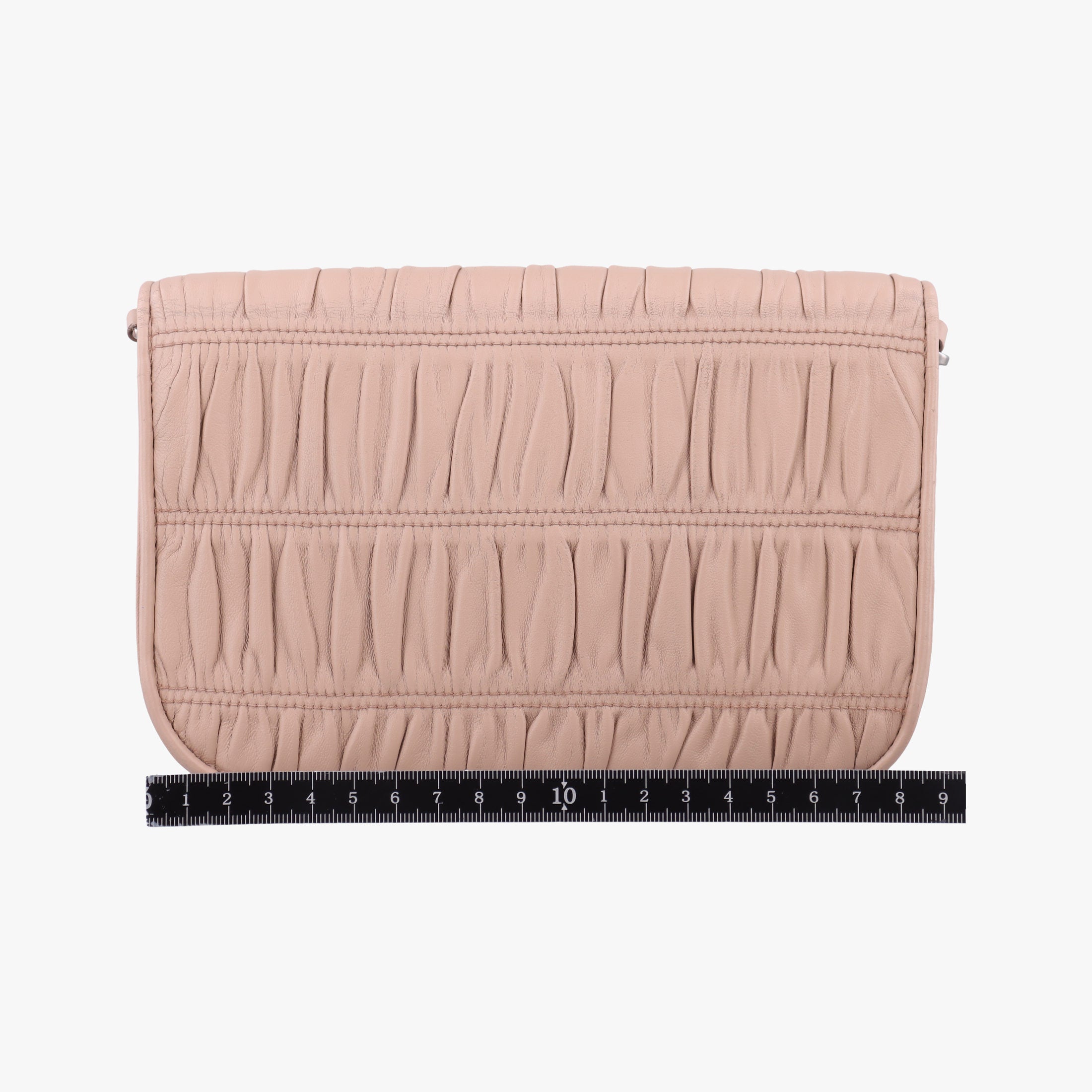 Pre-owned Prada Gaufre Pink Leather 1BD137 shoulderbag | stylenewstar