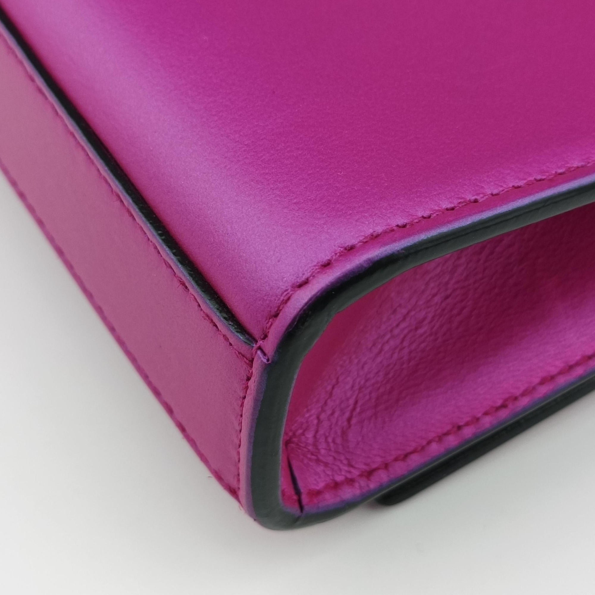 Pre-owned Yves Saint Laurent KATE purple Leather 469390 shoulderbag | stylenewstar