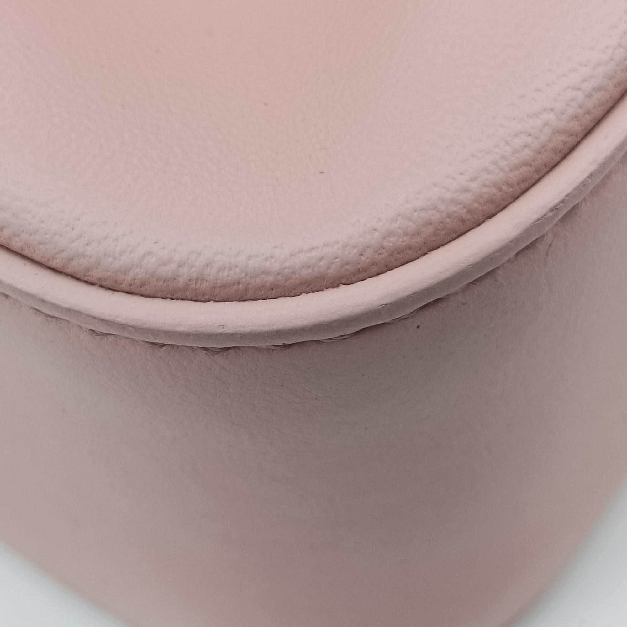 Pre-owned Fendi Be Baguette Pink Leather 8BR677 shoulderbag | stylenewstar