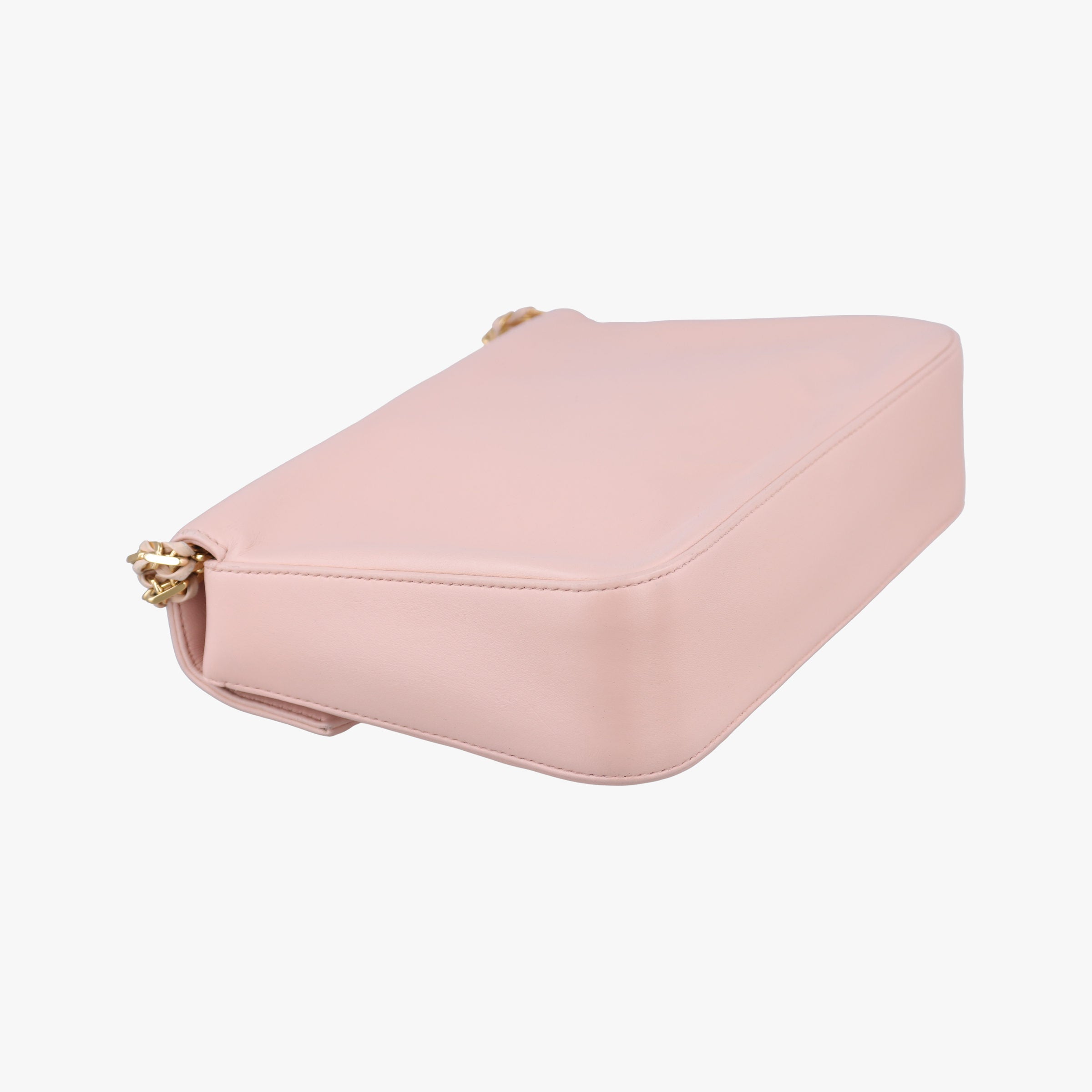 Pre-owned Fendi Be Baguette Pink Leather 8BR677 shoulderbag | stylenewstar