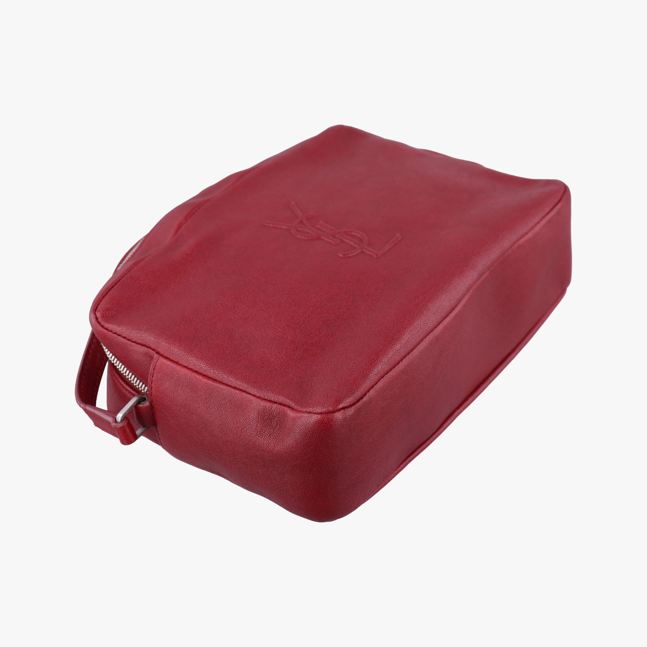 Pre-owned Yves Saint Laurent Lou camera Red Leather 470299 shoulderbag | stylenewstar