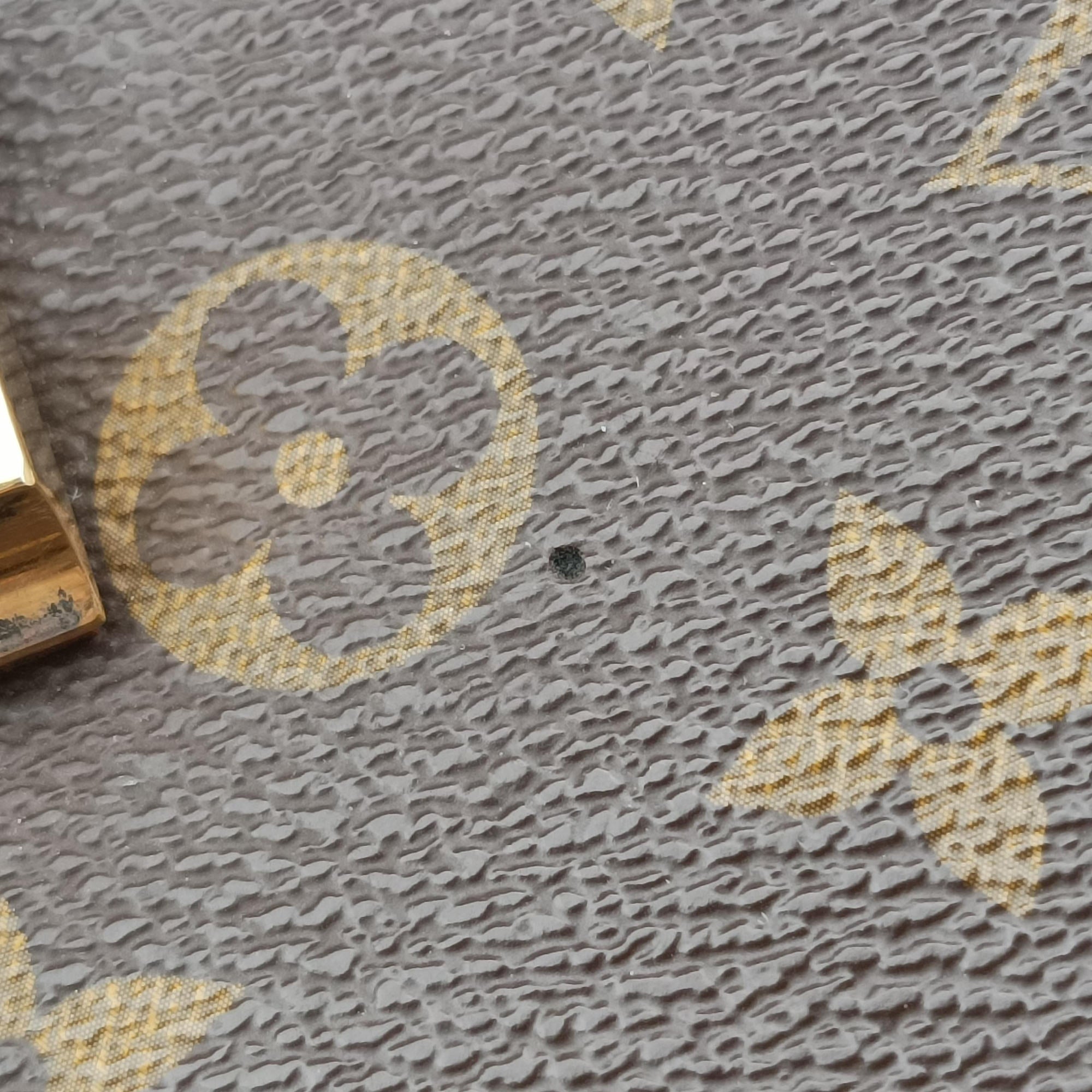 Vintage Louis Vuitton OLYMPE brown×AURORE Monogram Canvas×calf leather M40816 shoulderbag | stylenewstar