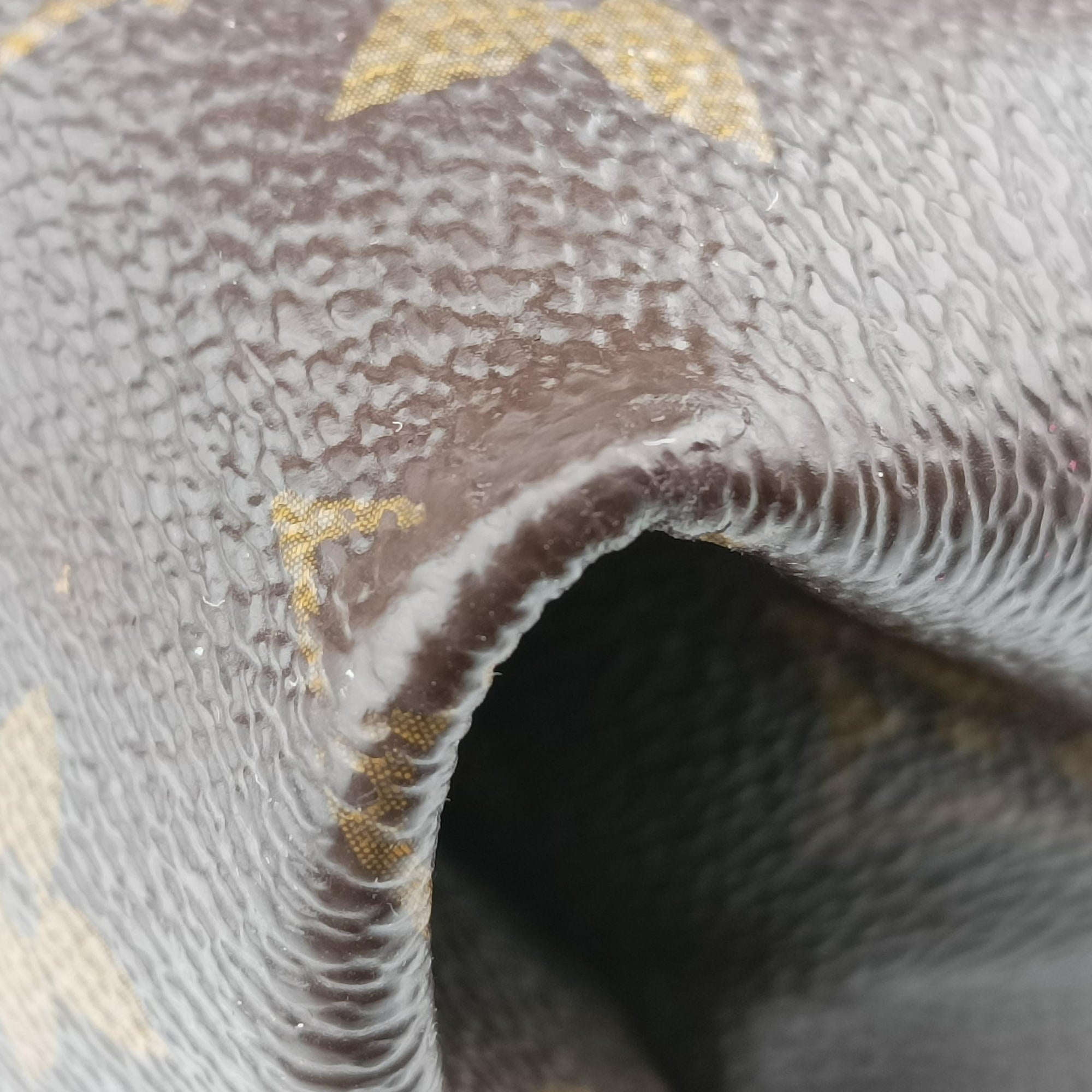Vintage Louis Vuitton OLYMPE brown×AURORE Monogram Canvas×calf leather M40816 shoulderbag | stylenewstar
