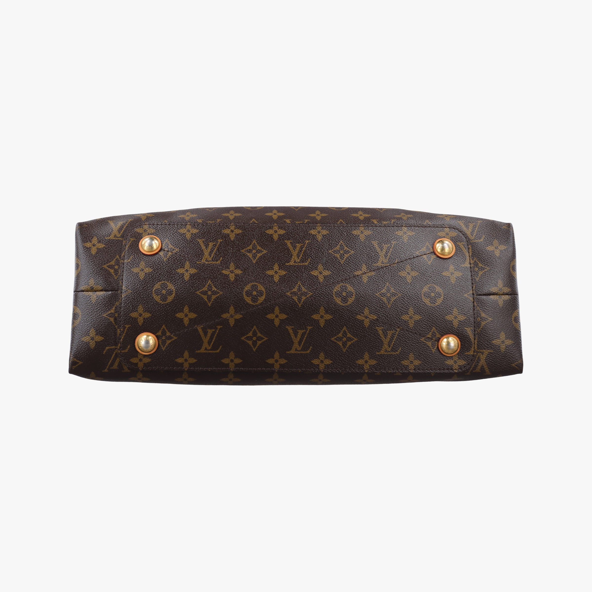 Vintage Louis Vuitton OLYMPE brown×AURORE Monogram Canvas×calf leather M40816 shoulderbag | stylenewstar