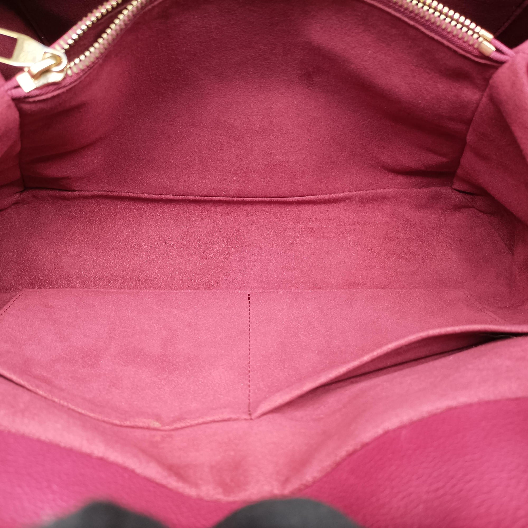 Vintage Louis Vuitton OLYMPE brown×AURORE Monogram Canvas×calf leather M40816 shoulderbag | stylenewstar