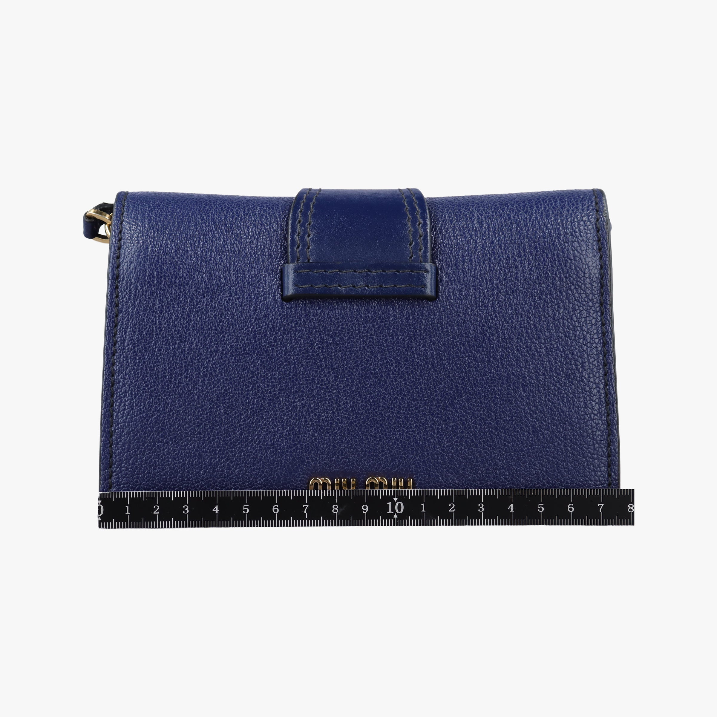 Secondhand Miu Miu Miu Lady Blue Leather  shoulderbag | stylenewstar