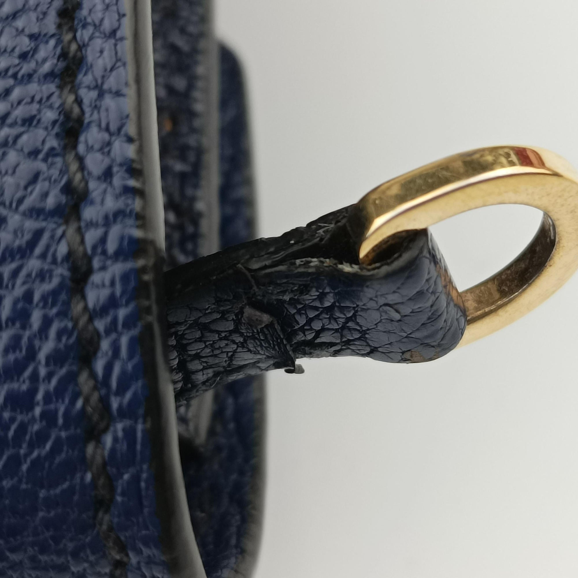 Secondhand Miu Miu Miu Lady Blue Leather  shoulderbag | stylenewstar
