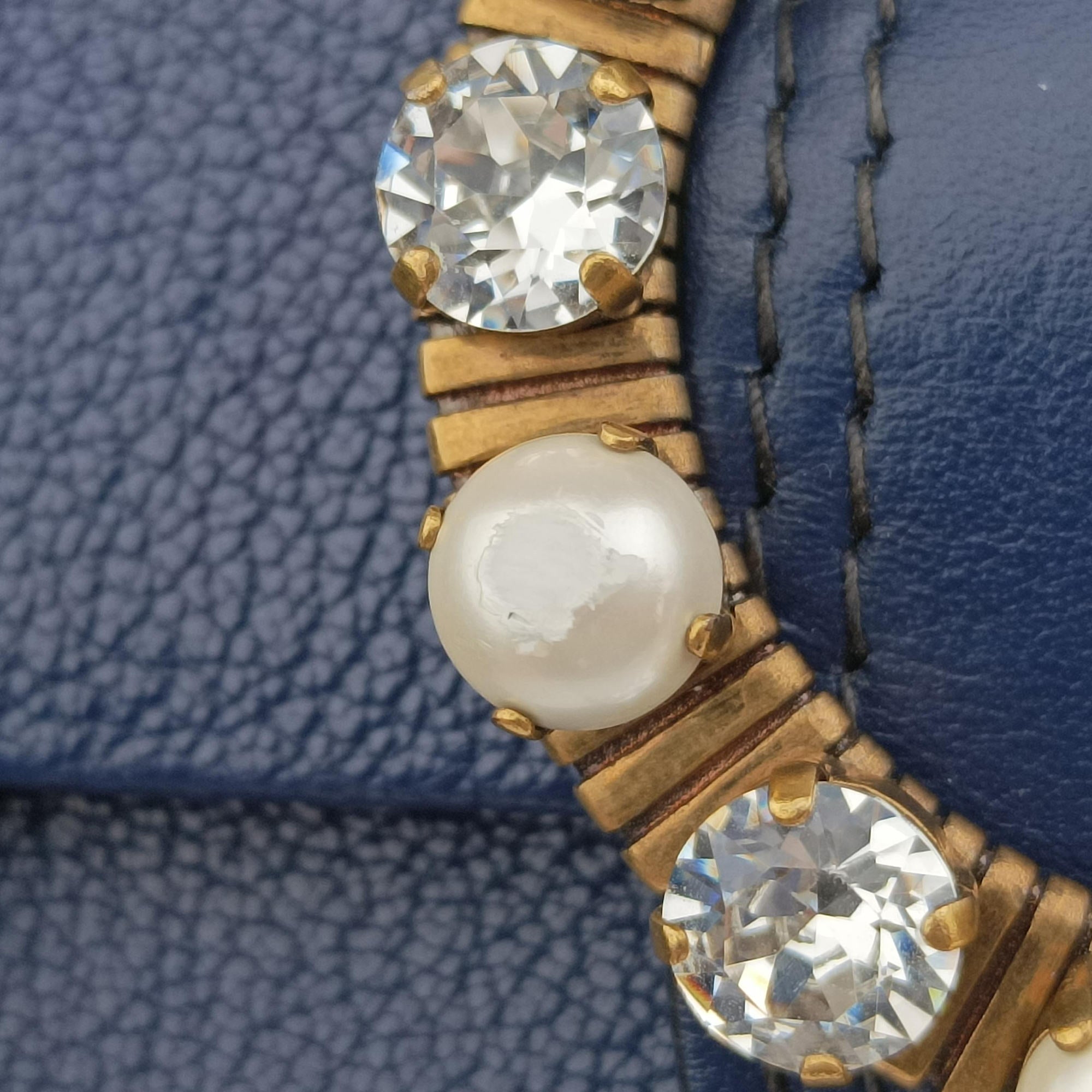 Secondhand Miu Miu Miu Lady Blue Leather  shoulderbag | stylenewstar