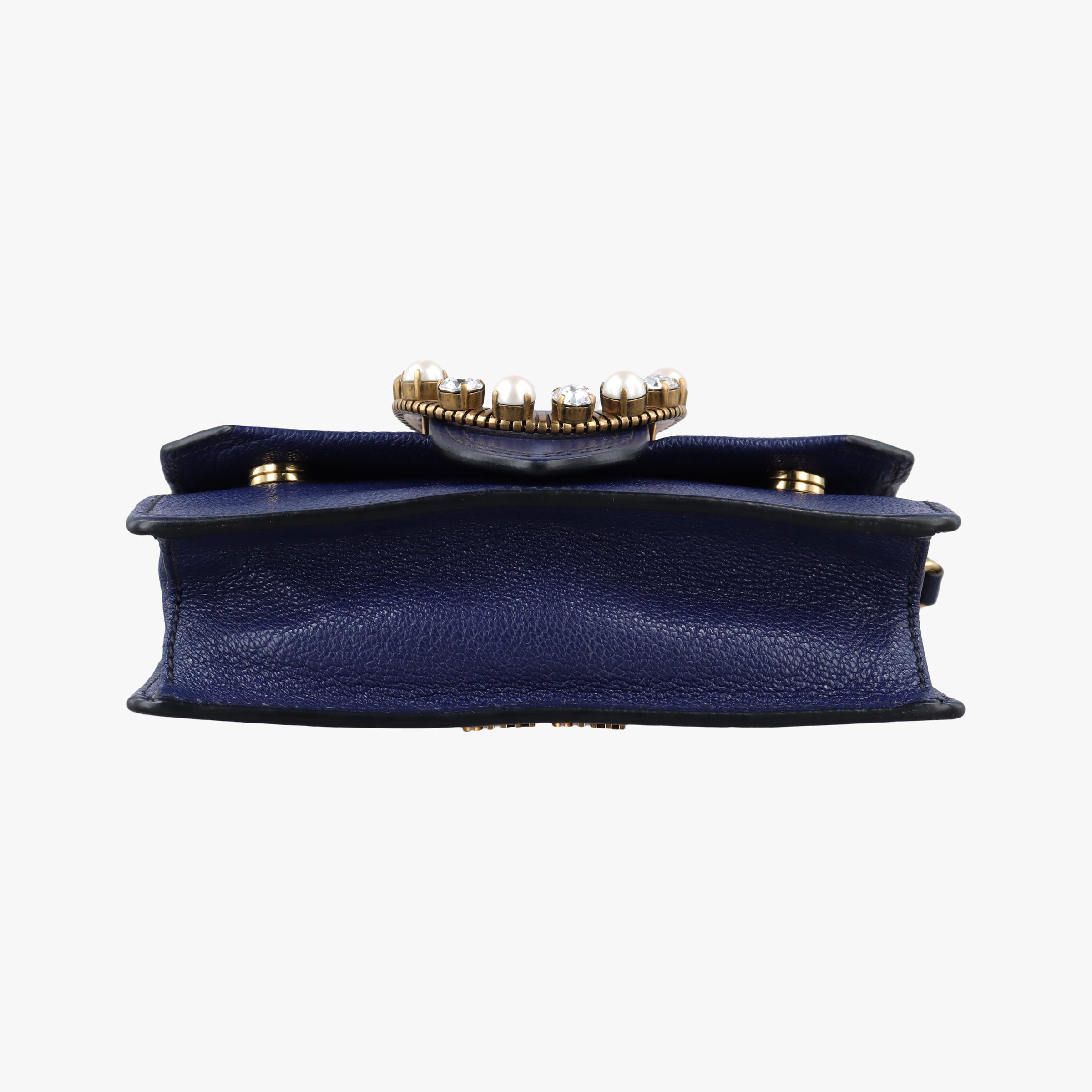 Secondhand Miu Miu Miu Lady Blue Leather  shoulderbag | stylenewstar