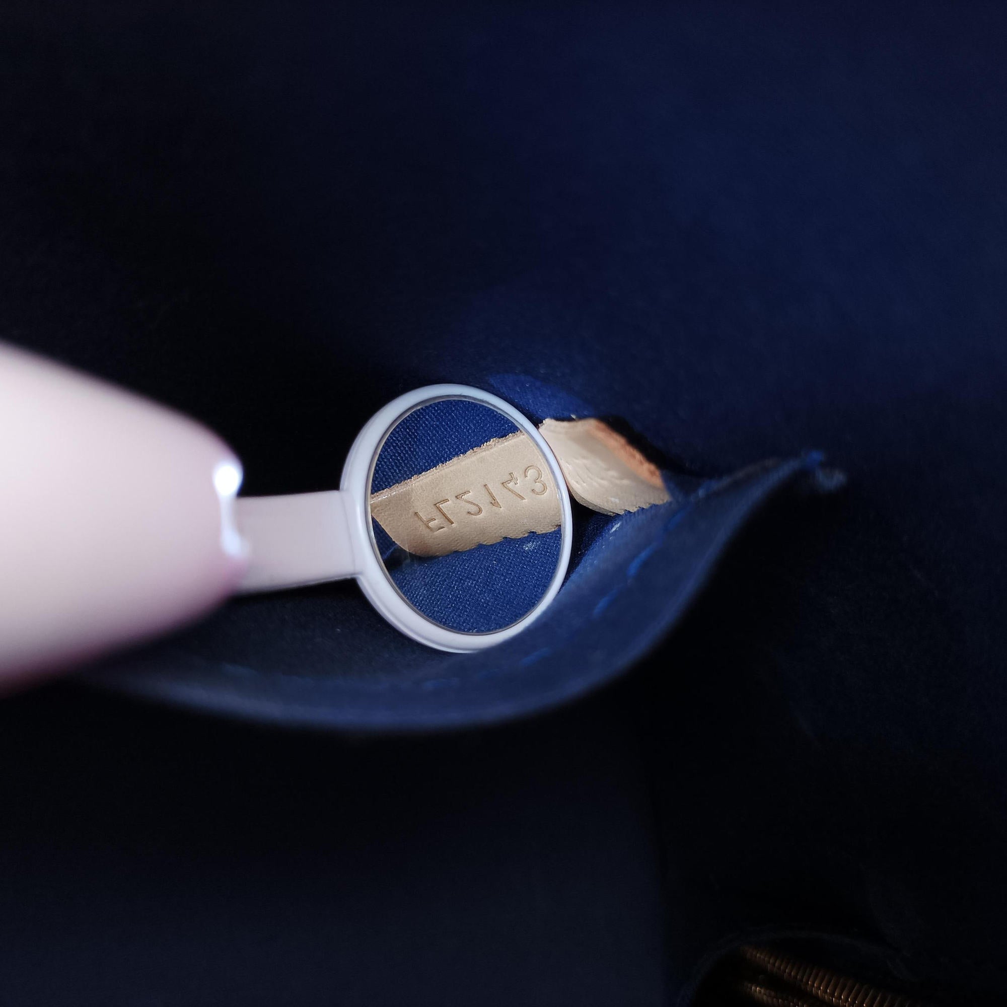 Secondhand Louis Vuitton Alma PM BLUE INFINI Vernis M91443 handbag | stylenewstar