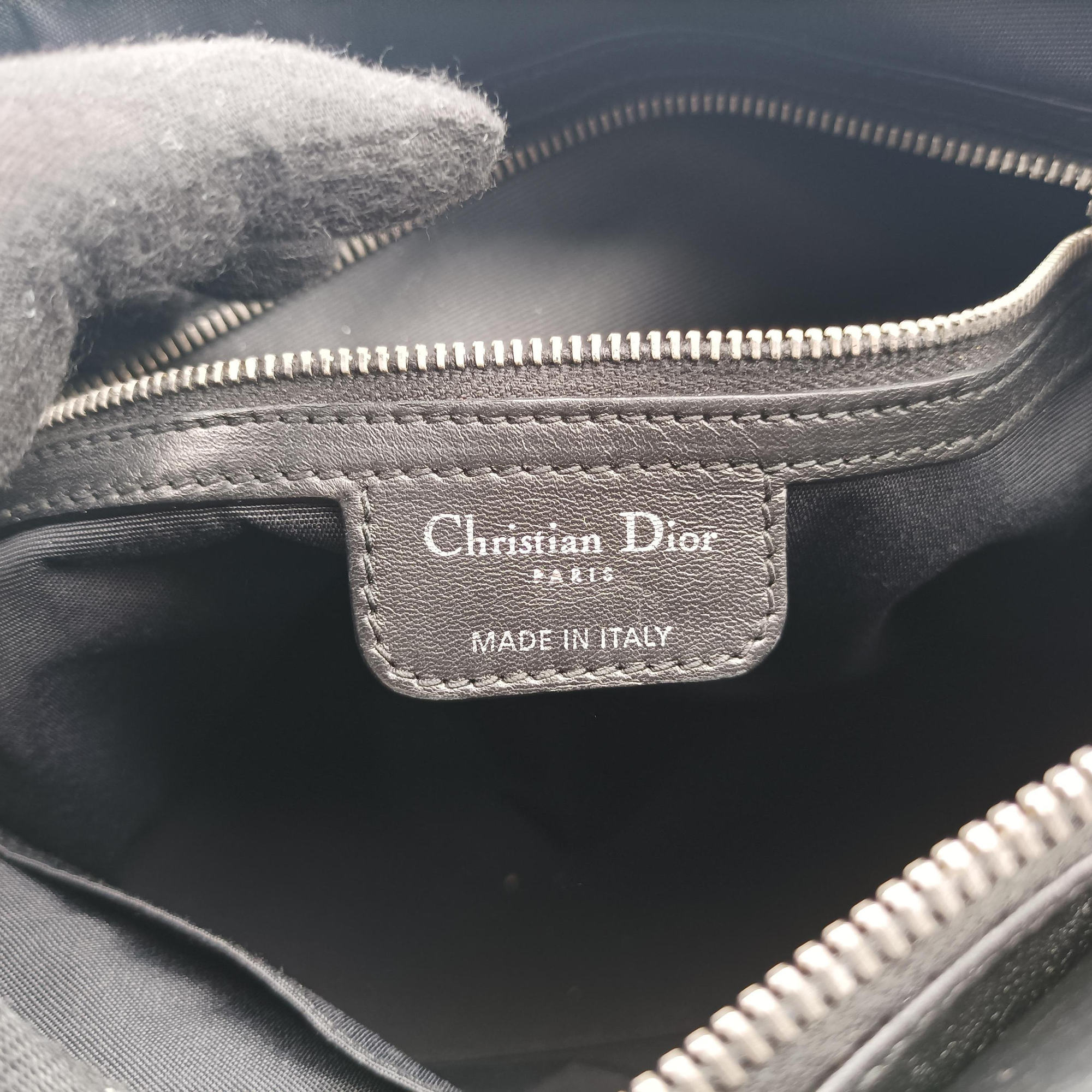 Pre-owned Christian Dior granville Black lambskin  handbag | stylenewstar