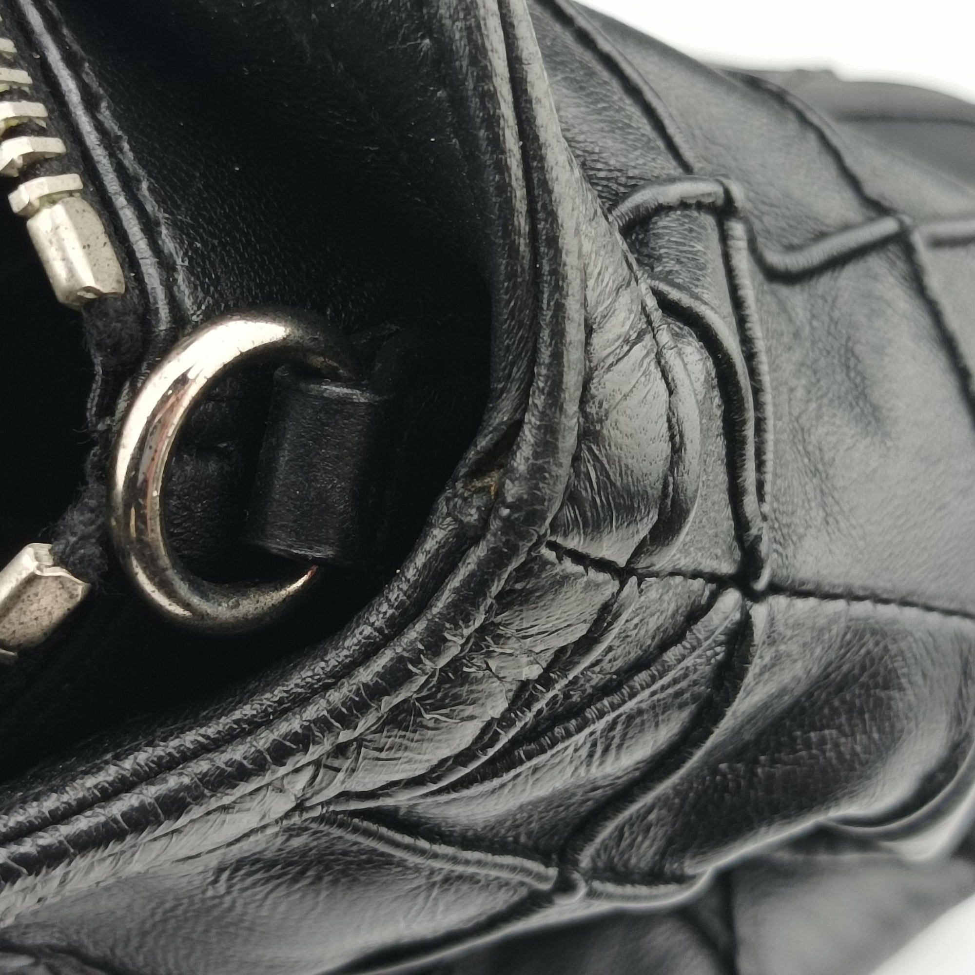 Pre-owned Christian Dior granville Black lambskin  handbag | stylenewstar