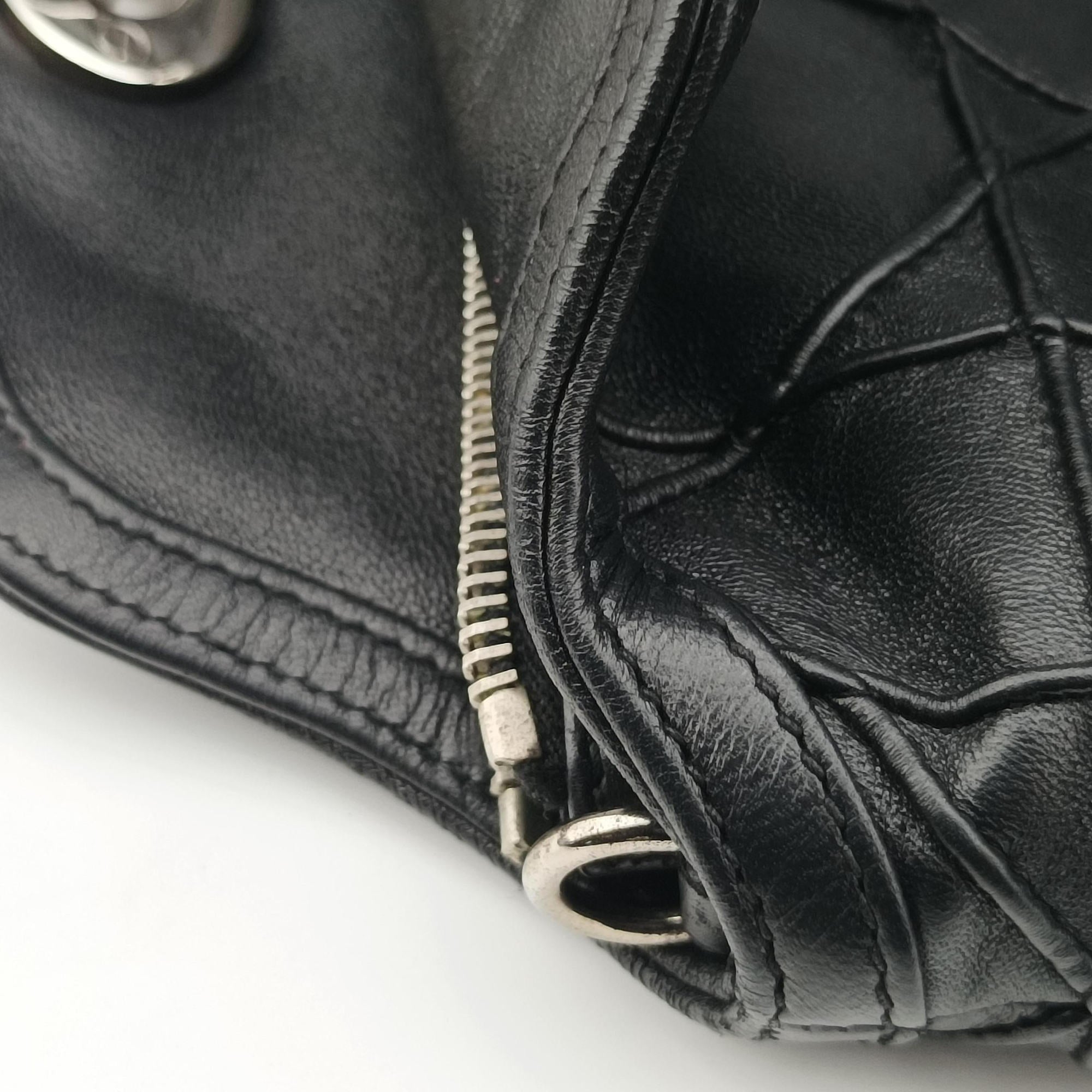 Pre-owned Christian Dior granville Black lambskin  handbag | stylenewstar