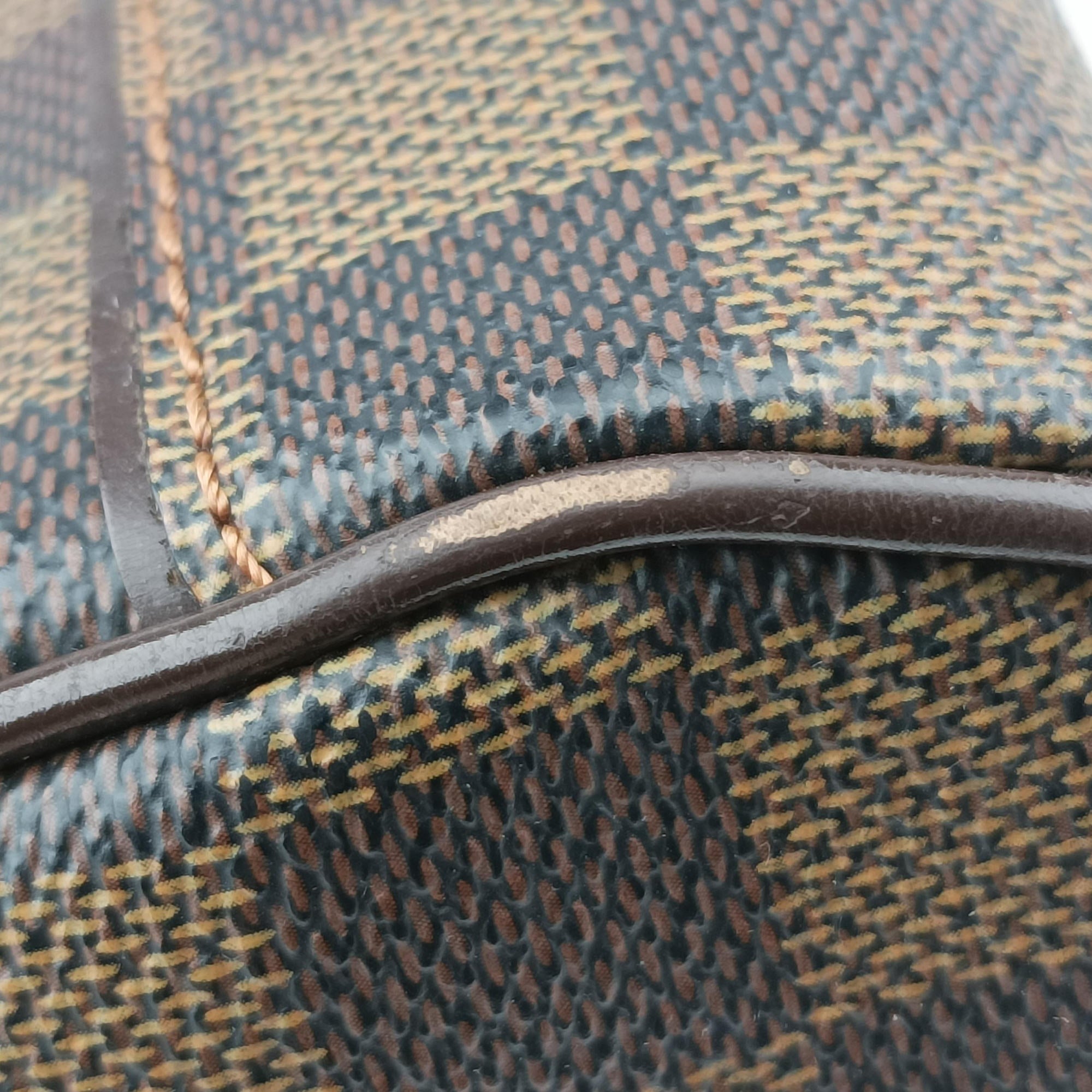 Pre-owned Louis Vuitton DUOMO EBENE Damier Canvas N60008 shoulderbag | stylenewstar