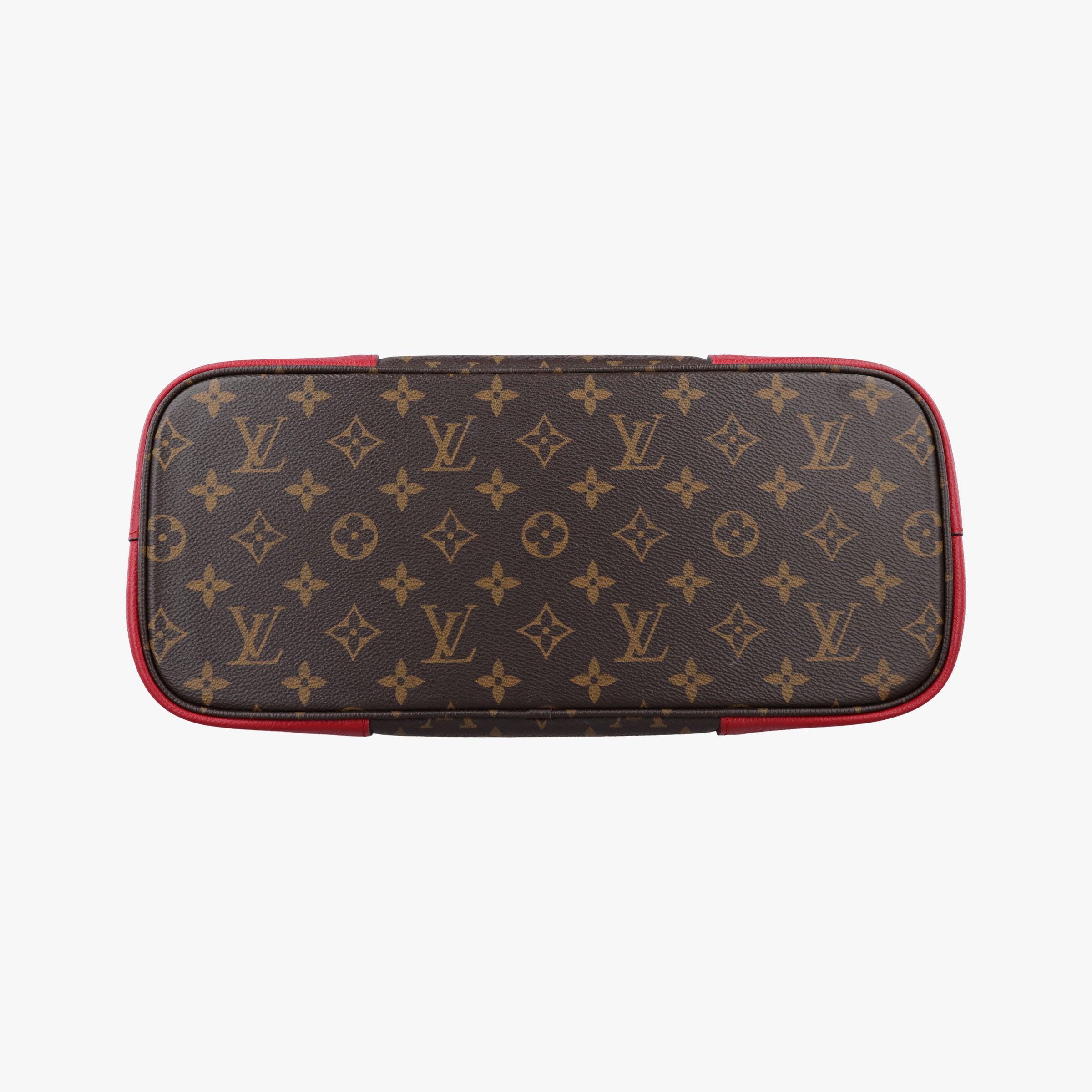 Pre-owned Louis Vuitton FLANDRIN Brown×CERISE Monogram Canvas×calf leather M41596 shoulderbag | stylenewstar