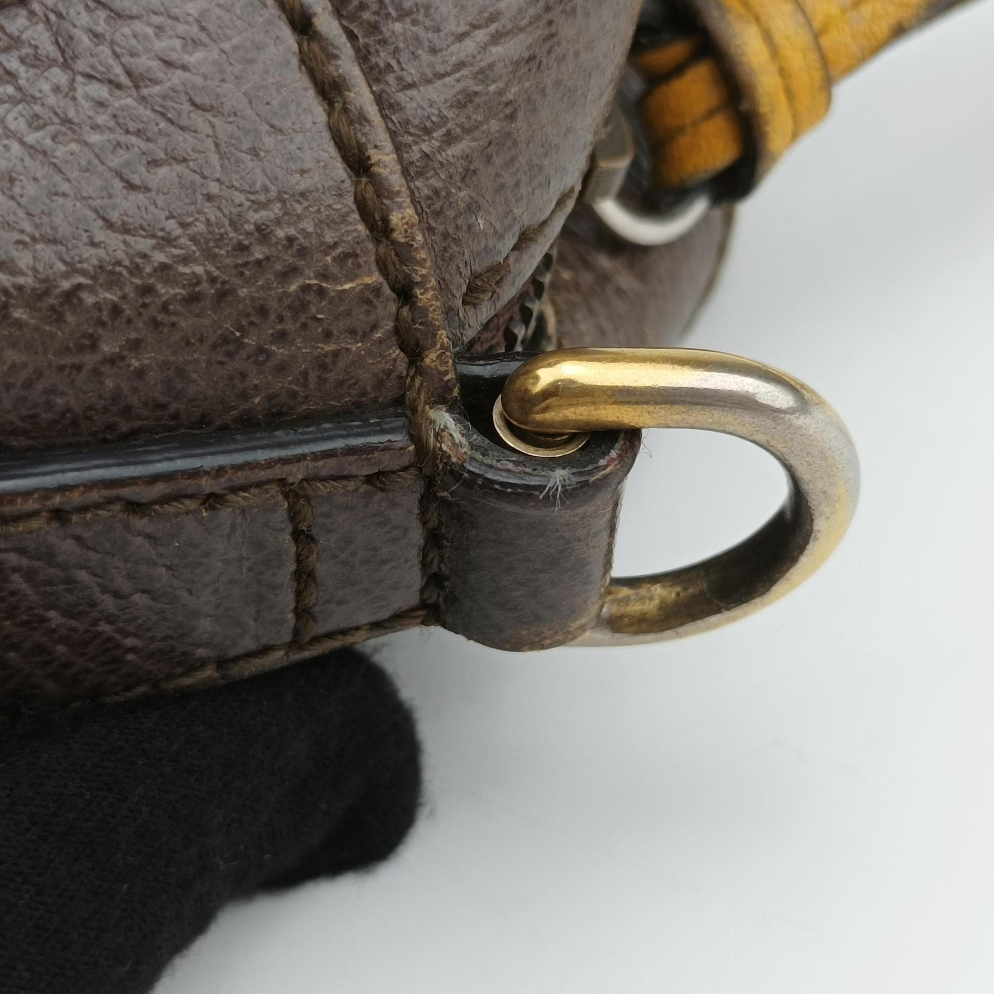 Pre-owned Gucci Neo Messenger beige×brown PVC coated canvas ×Leather 476466 shoulderbag | stylenewstar