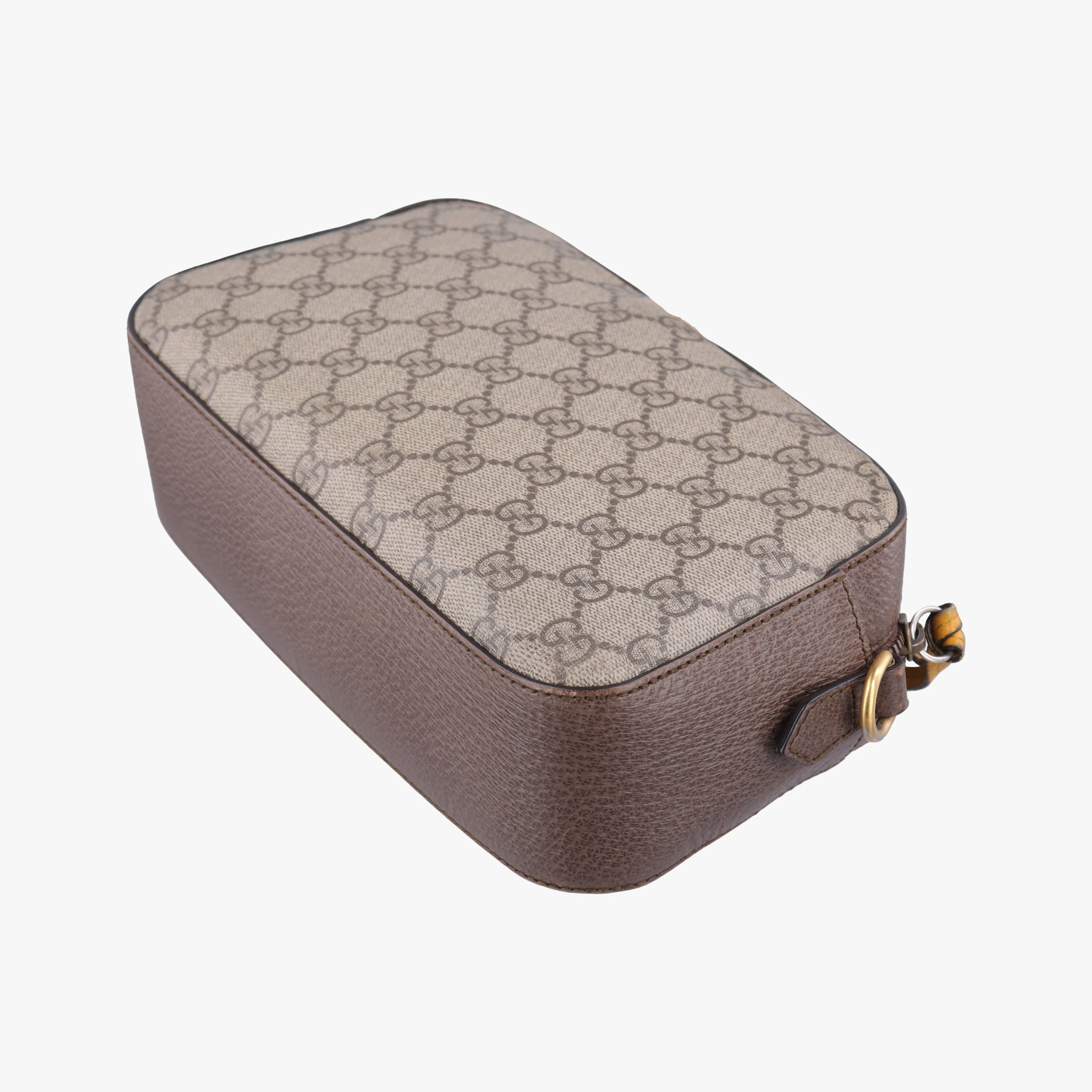 Pre-owned Gucci Neo Messenger beige×brown PVC coated canvas ×Leather 476466 shoulderbag | stylenewstar
