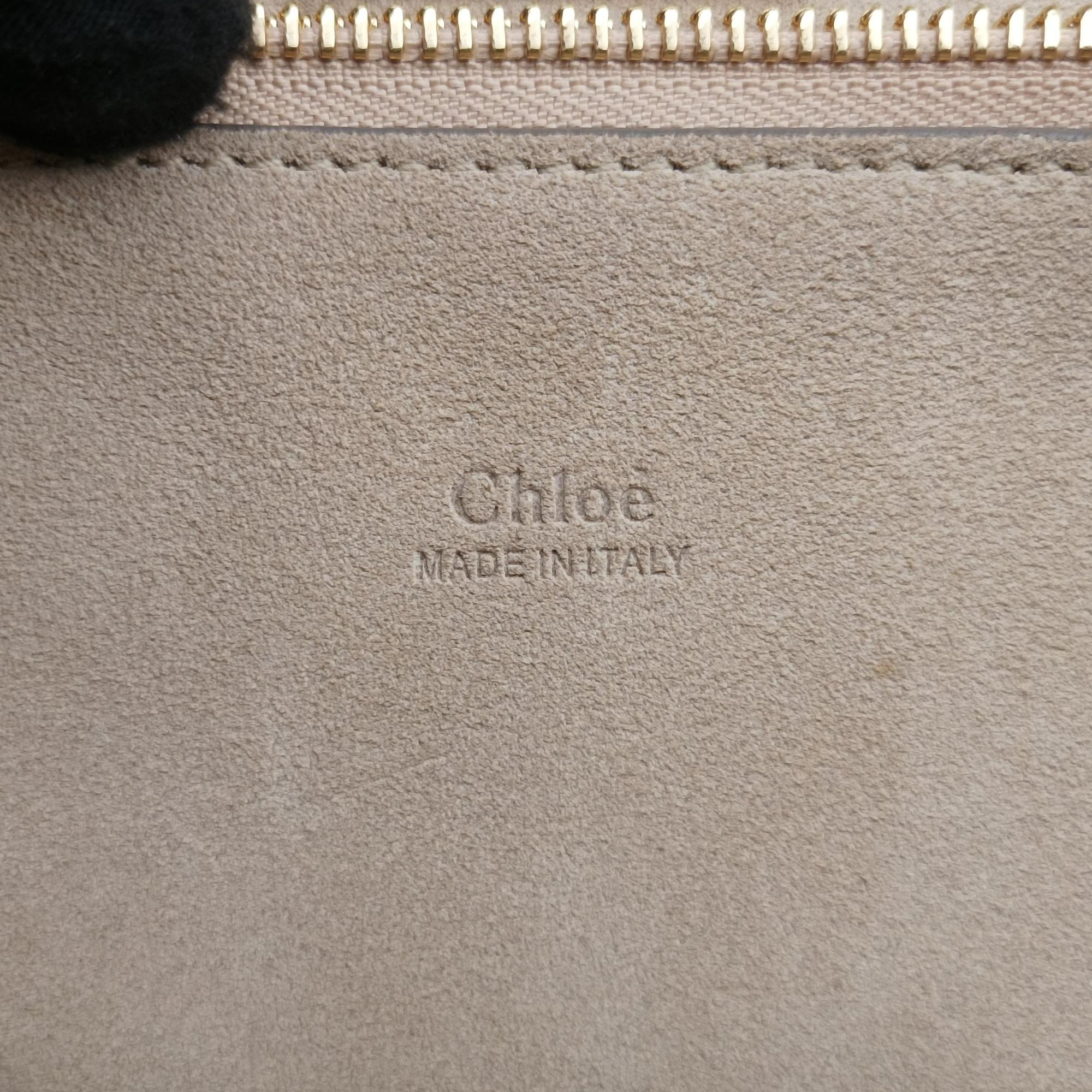 Pre-owned Chloe FAYE Black×multicolor Leather  shoulderbag | stylenewstar