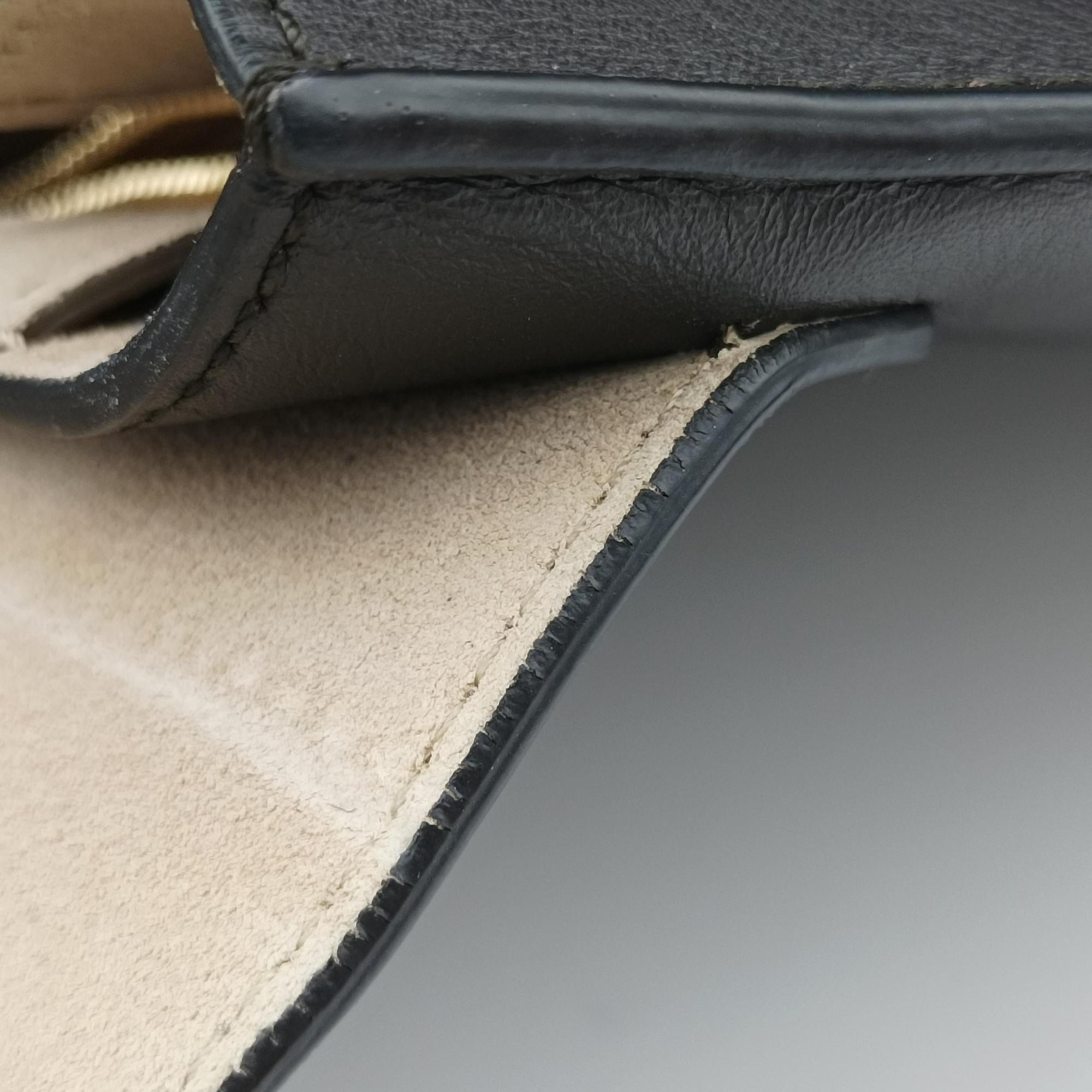 Pre-owned Chloe FAYE Black×multicolor Leather  shoulderbag | stylenewstar