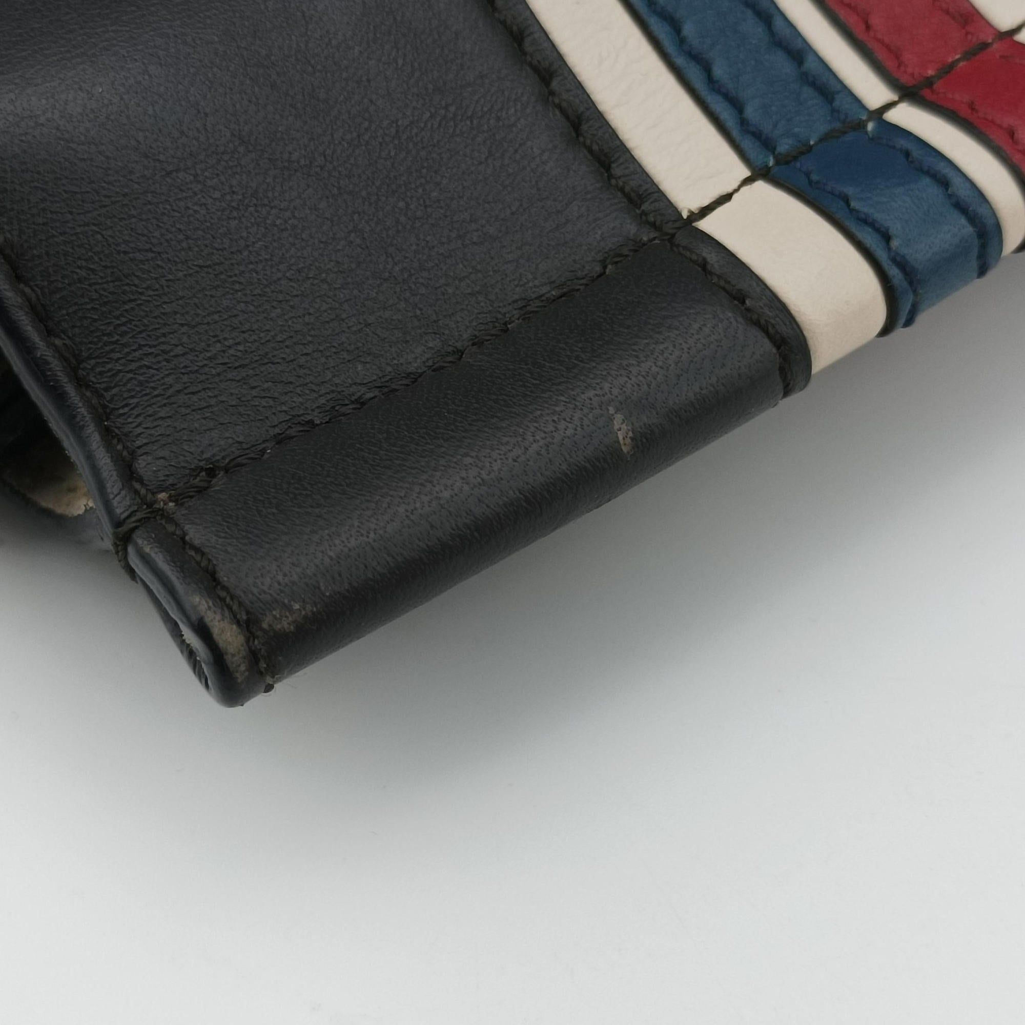 Pre-owned Chloe FAYE Black×multicolor Leather  shoulderbag | stylenewstar