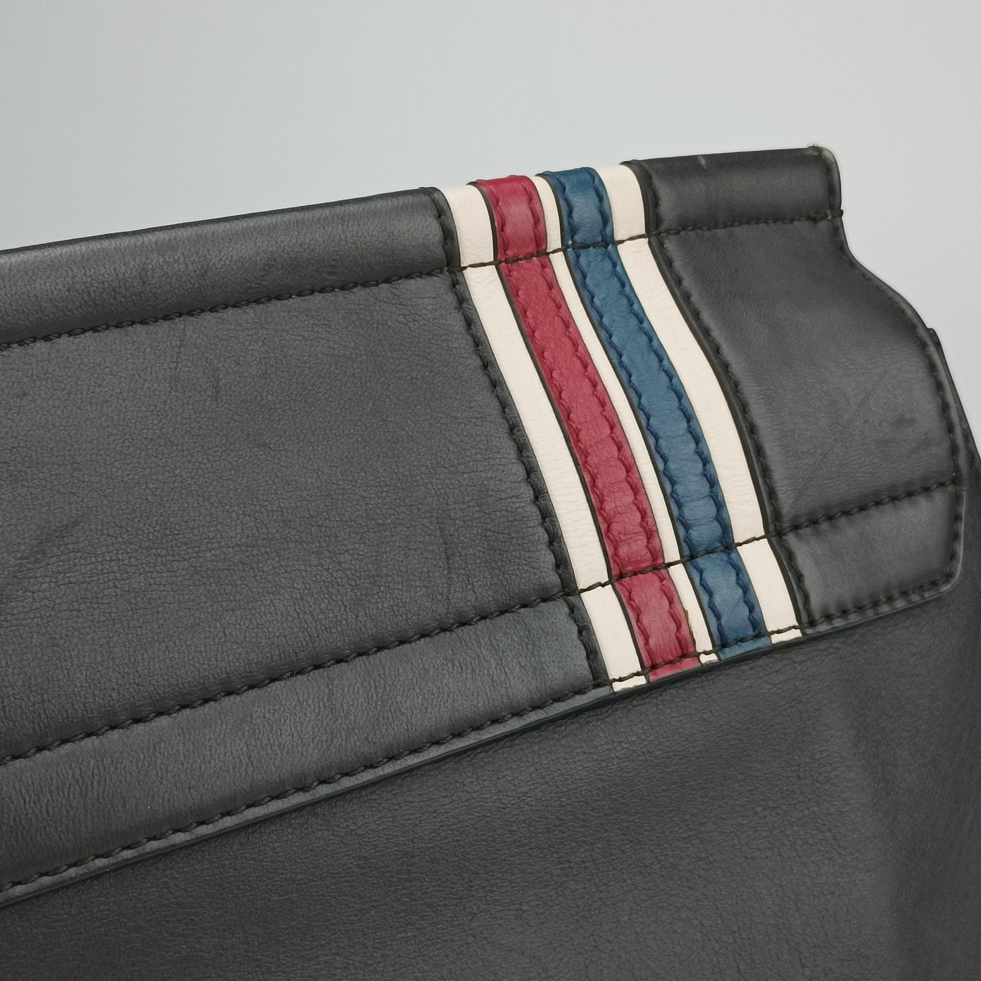 Pre-owned Chloe FAYE Black×multicolor Leather  shoulderbag | stylenewstar