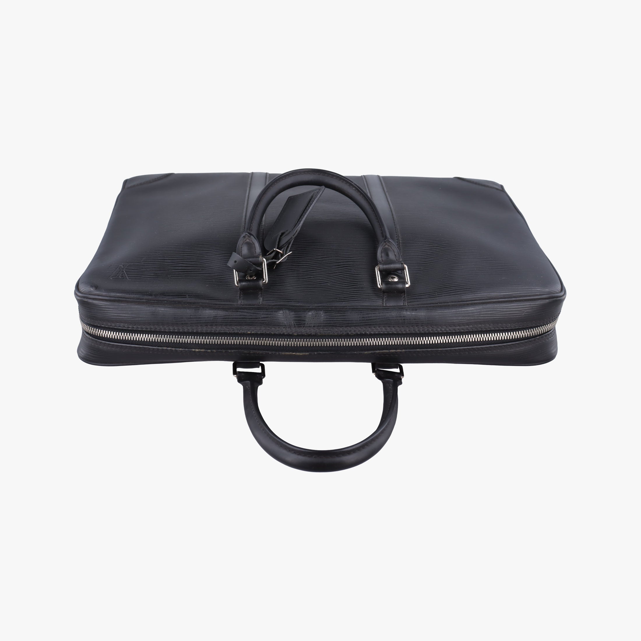 Pre-owned Louis Vuitton Porto Document Voyage Black Epi M59162 handbag | stylenewstar