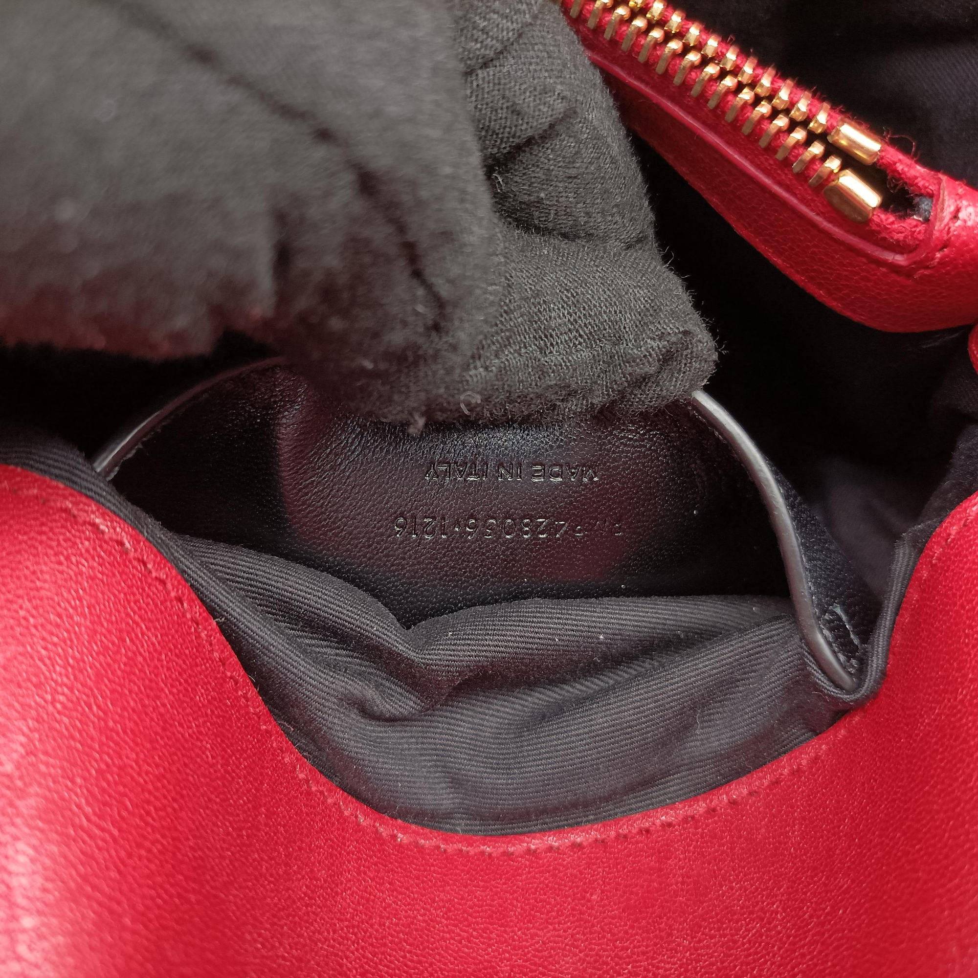 Vintage Yves Saint Laurent COLLEGE Red Leather 428056 shoulderbag | stylenewstar