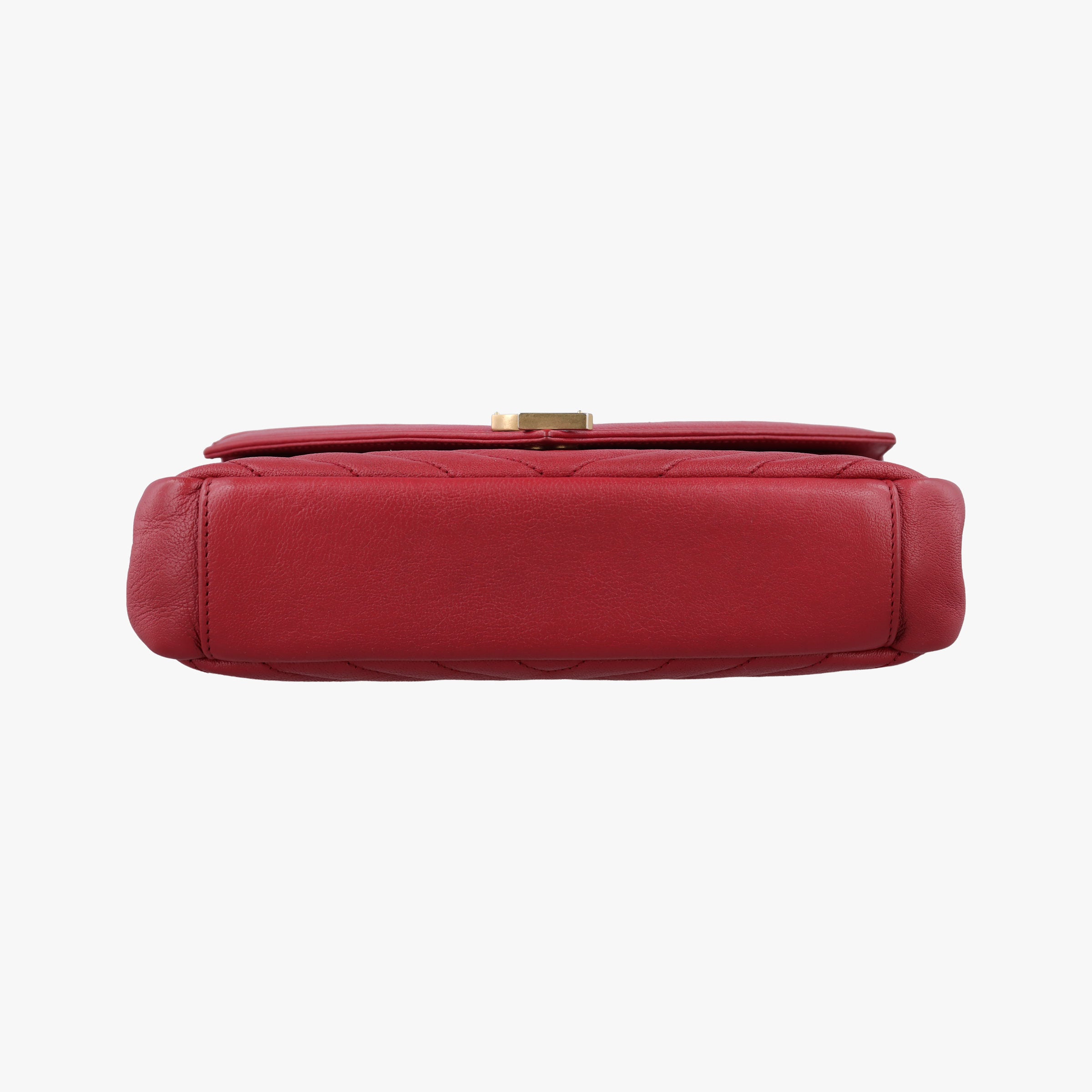Vintage Yves Saint Laurent COLLEGE Red Leather 428056 shoulderbag | stylenewstar