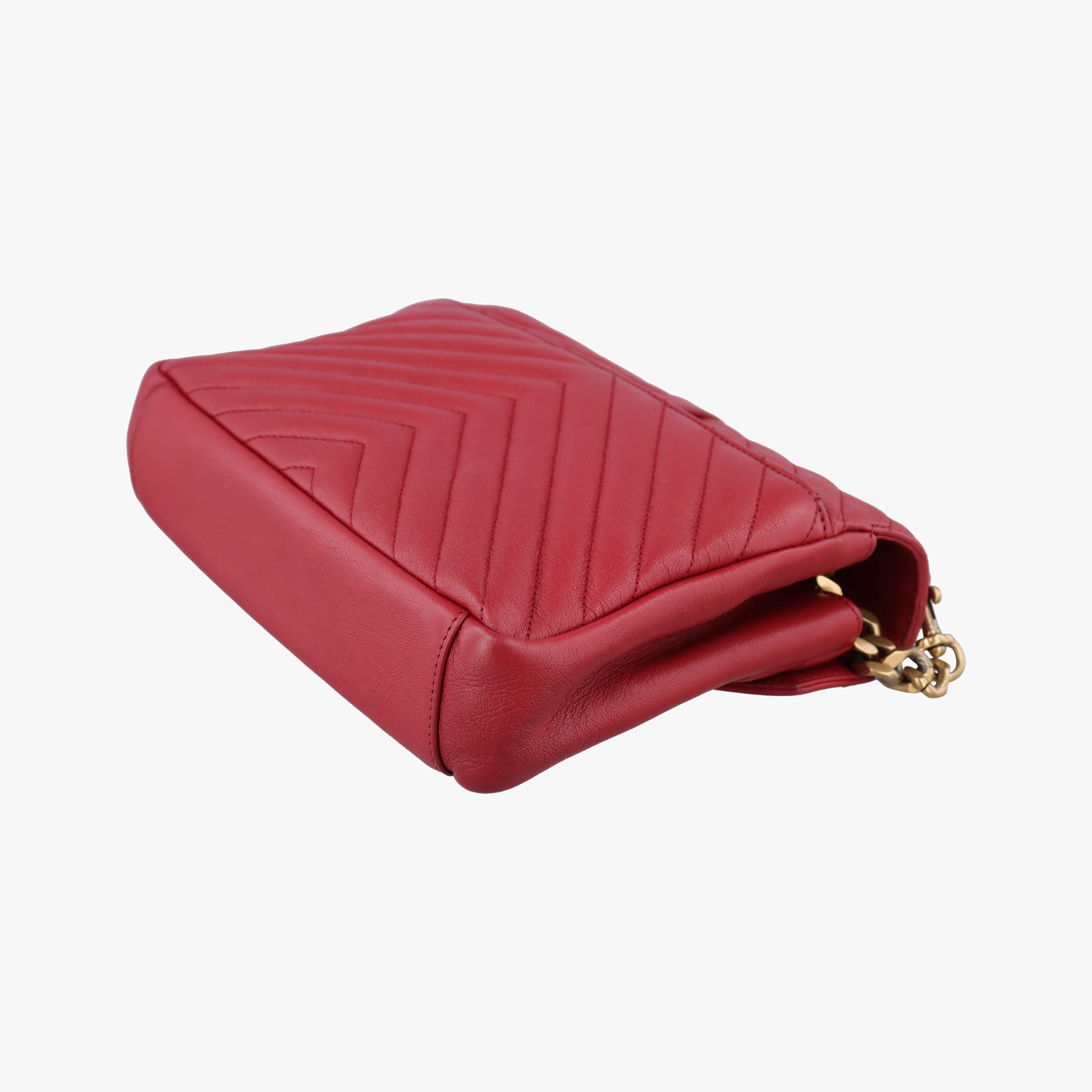 Vintage Yves Saint Laurent COLLEGE Red Leather 428056 shoulderbag | stylenewstar