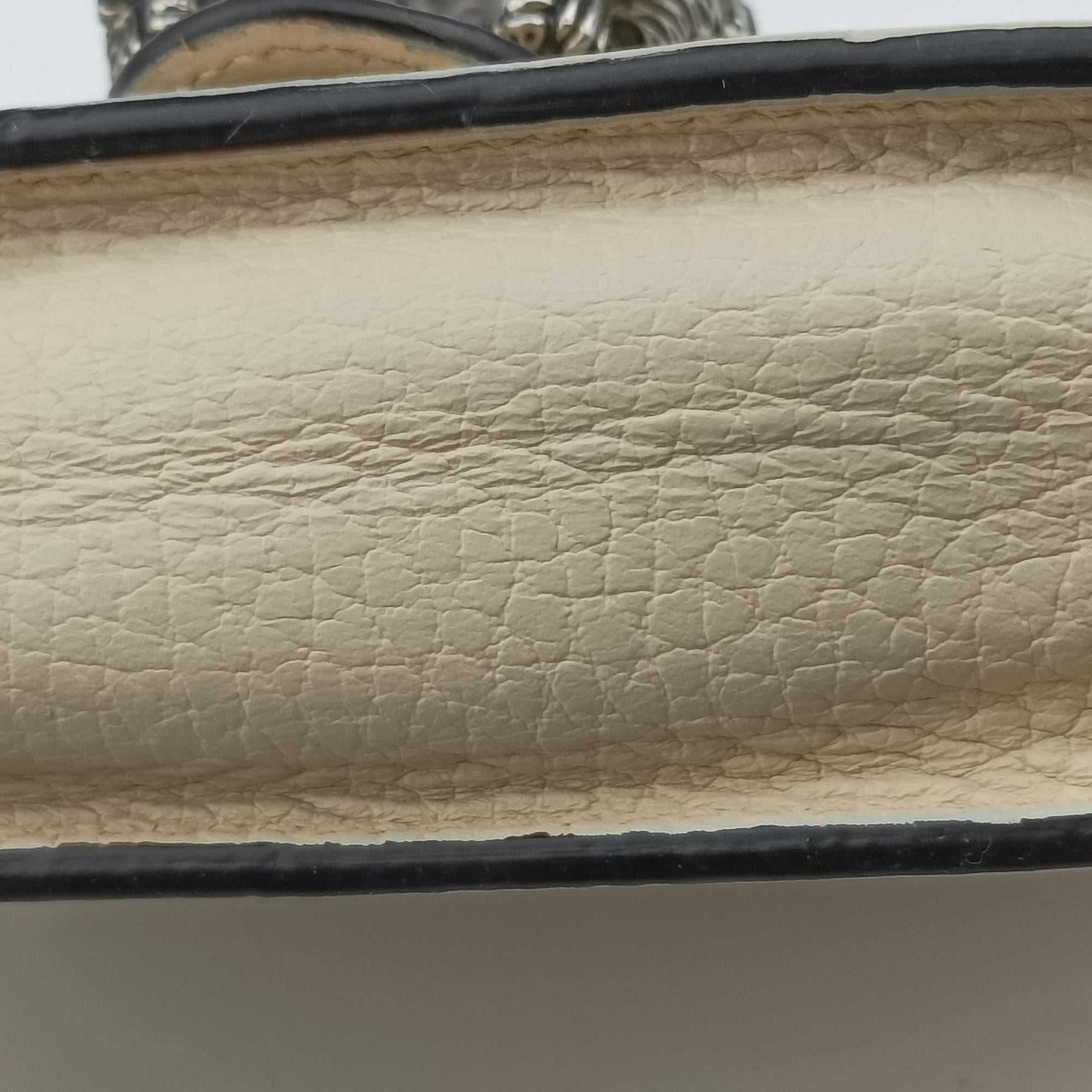 Pre-owned Gucci Dionysus White Leather 476432 shoulderbag | stylenewstar