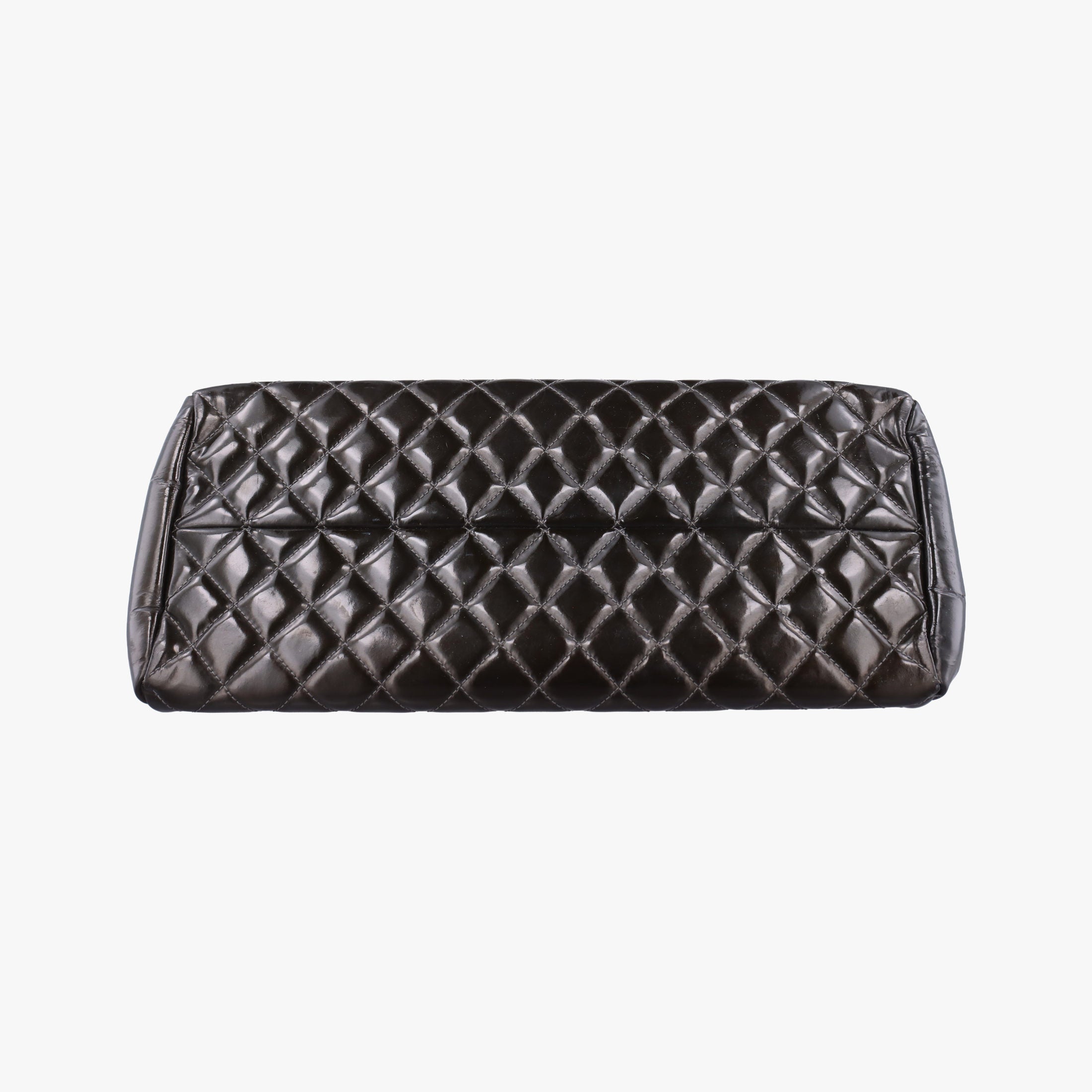 Secondhand Chanel Mademoiselle Bowling Golden×Multicolour Patent A49854 handbag | stylenewstar