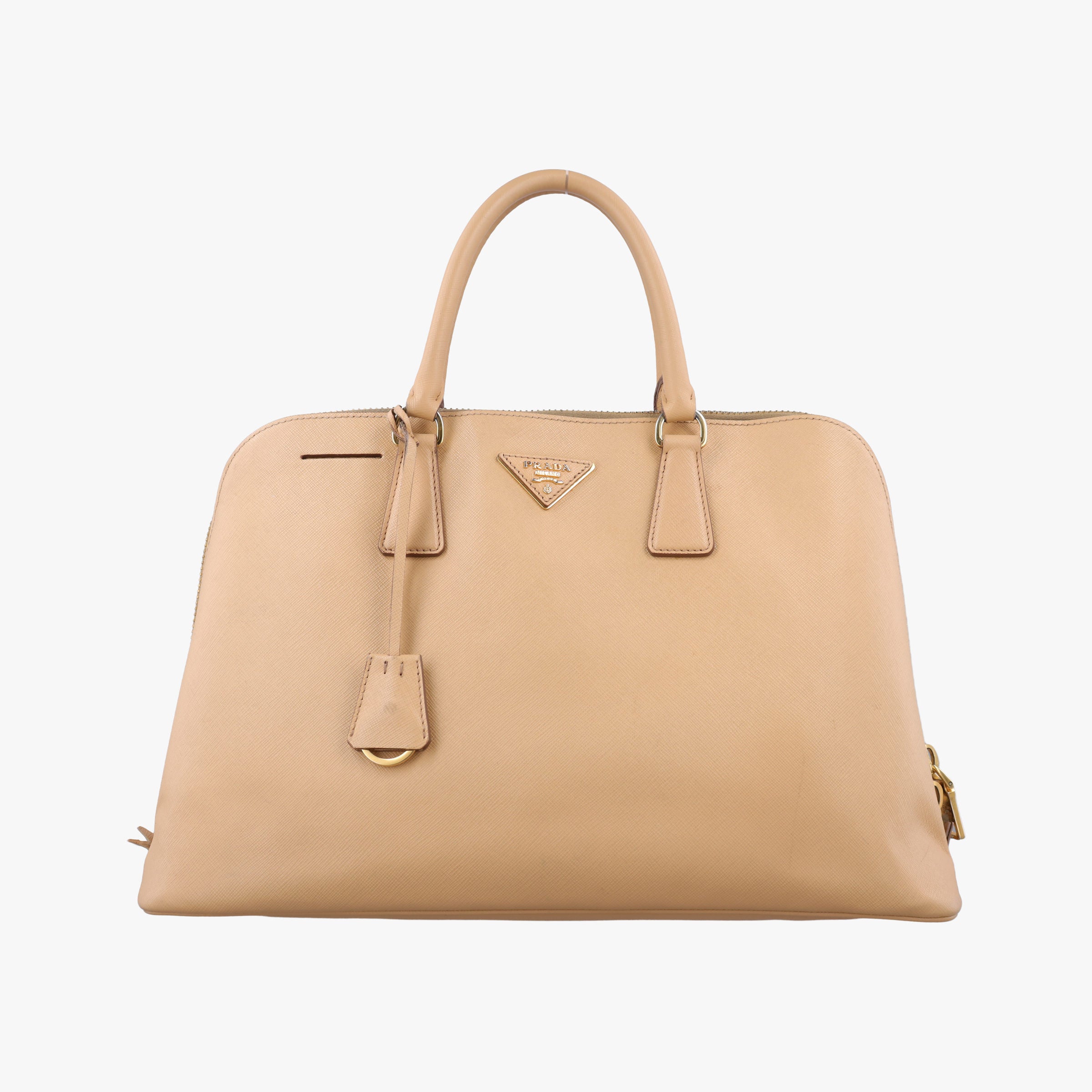 Secondhand Prada Promenade Beige SAFFIANO Leather BL0812 handbag | stylenewstar