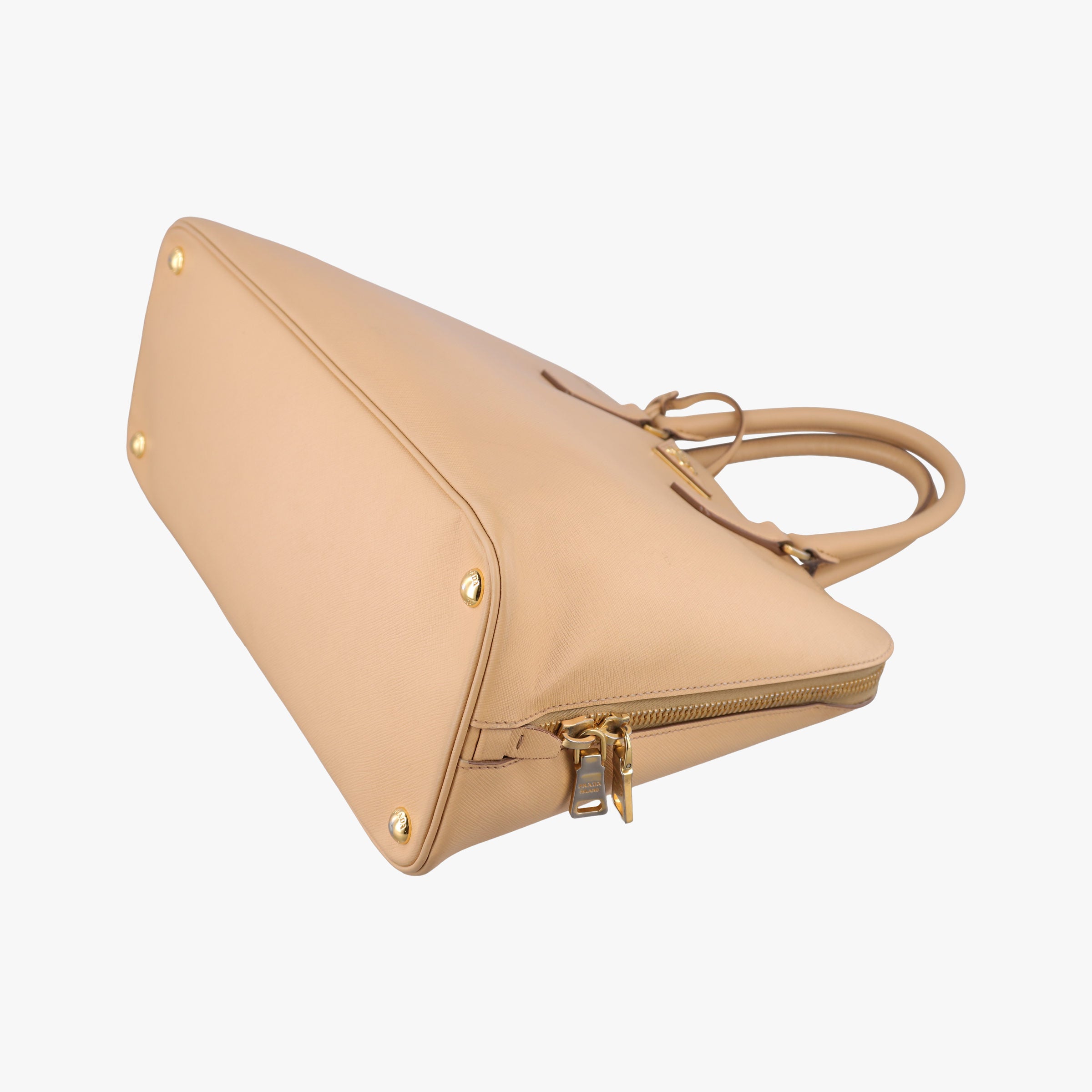 Secondhand Prada Promenade Beige SAFFIANO Leather BL0812 handbag | stylenewstar