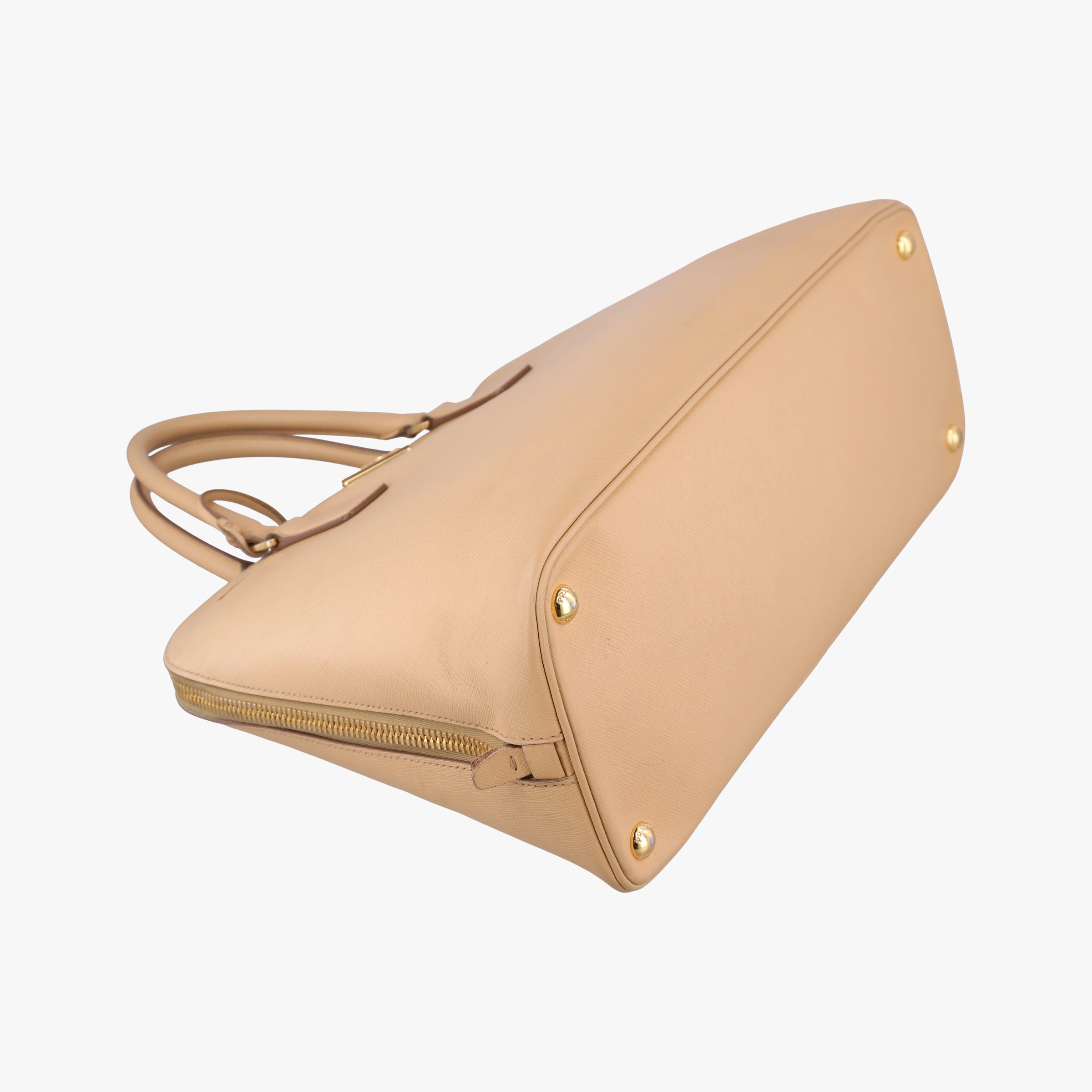 Secondhand Prada Promenade Beige SAFFIANO Leather BL0812 handbag | stylenewstar