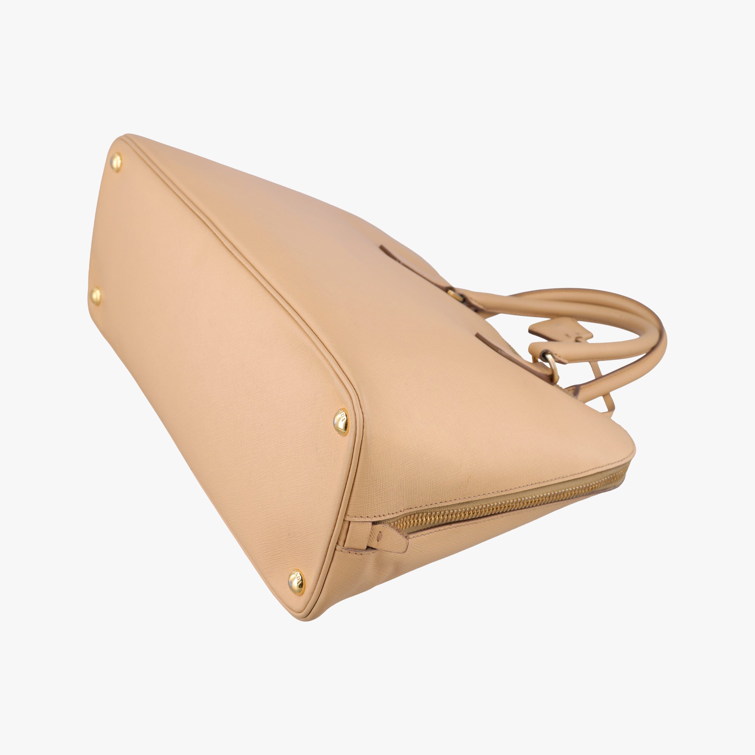 Secondhand Prada Promenade Beige SAFFIANO Leather BL0812 handbag | stylenewstar