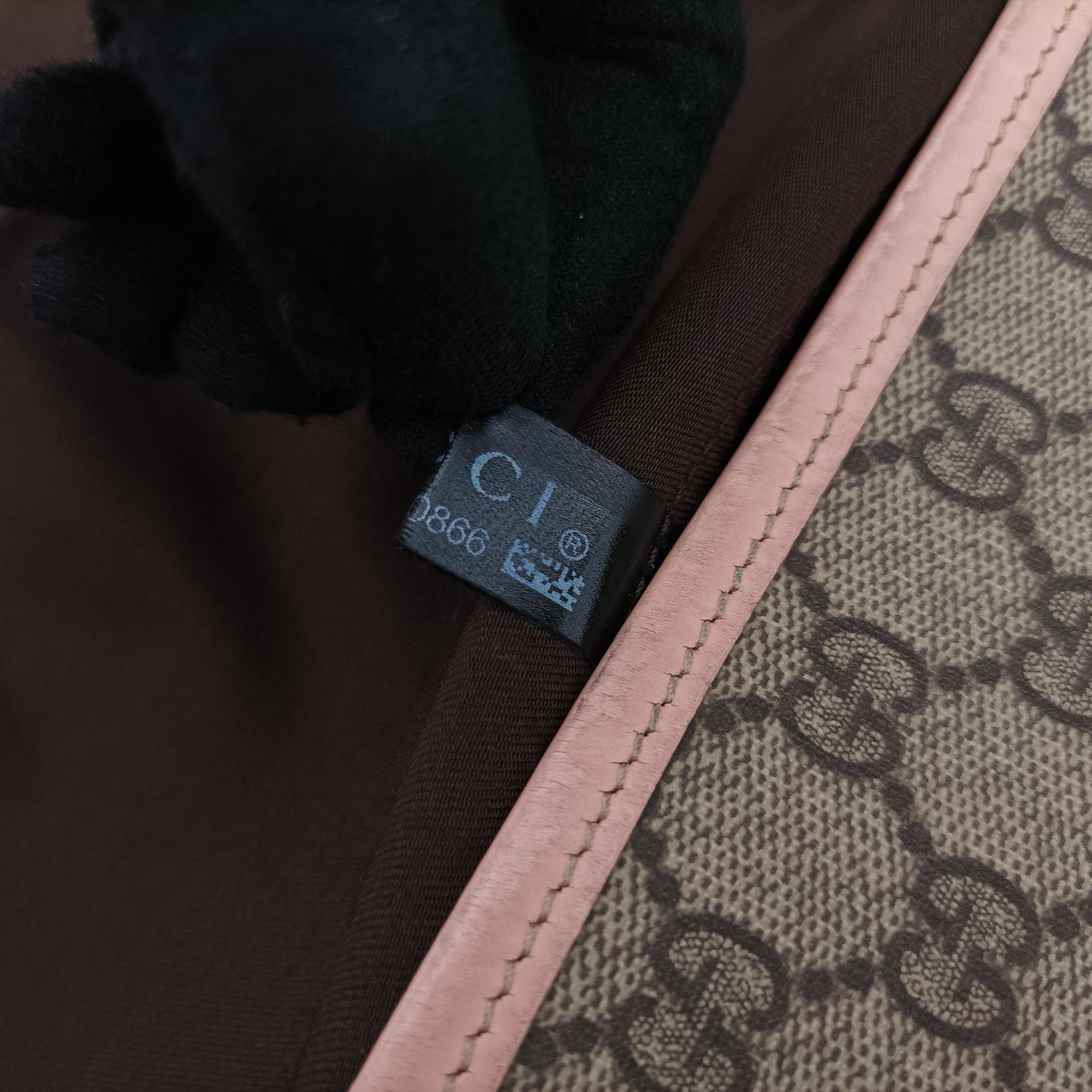 Pre-owned Gucci GG Plus Messenger Beige×Pink PVC coated canvas×Leather 201732 shoulderbag | stylenewstar