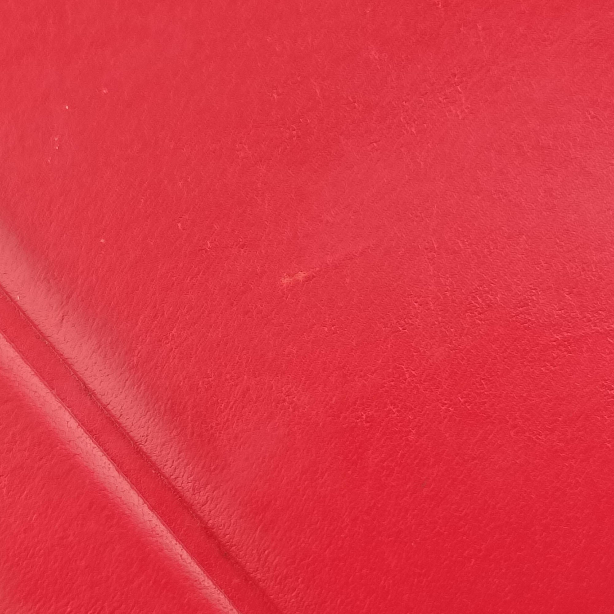 Pre-owned Louis Vuitton Pochette Louise Airy V Red leather m54230 shoulderbag | stylenewstar