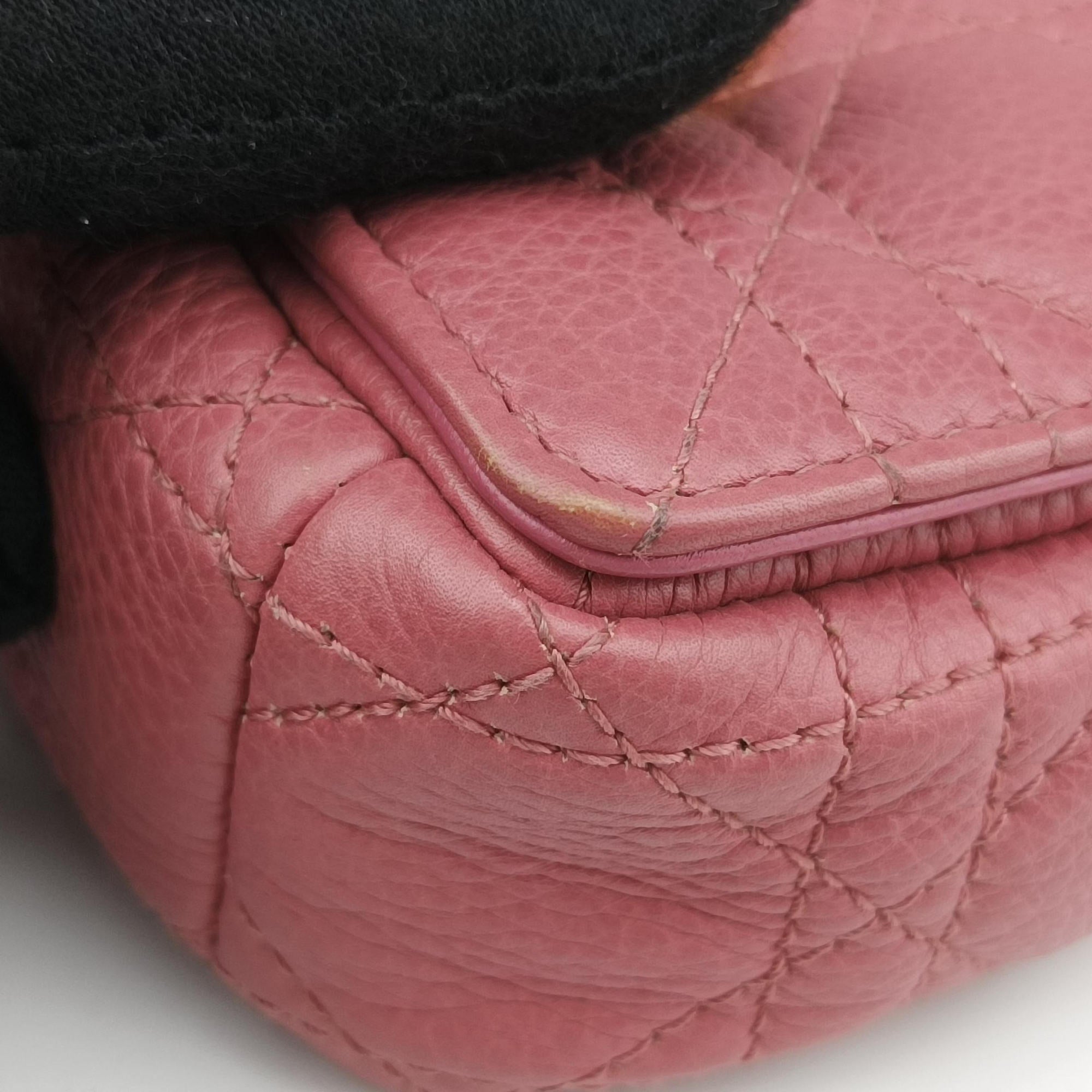 Vintage Christian Dior Caro micro Pink Leather  shoulderbag | stylenewstar