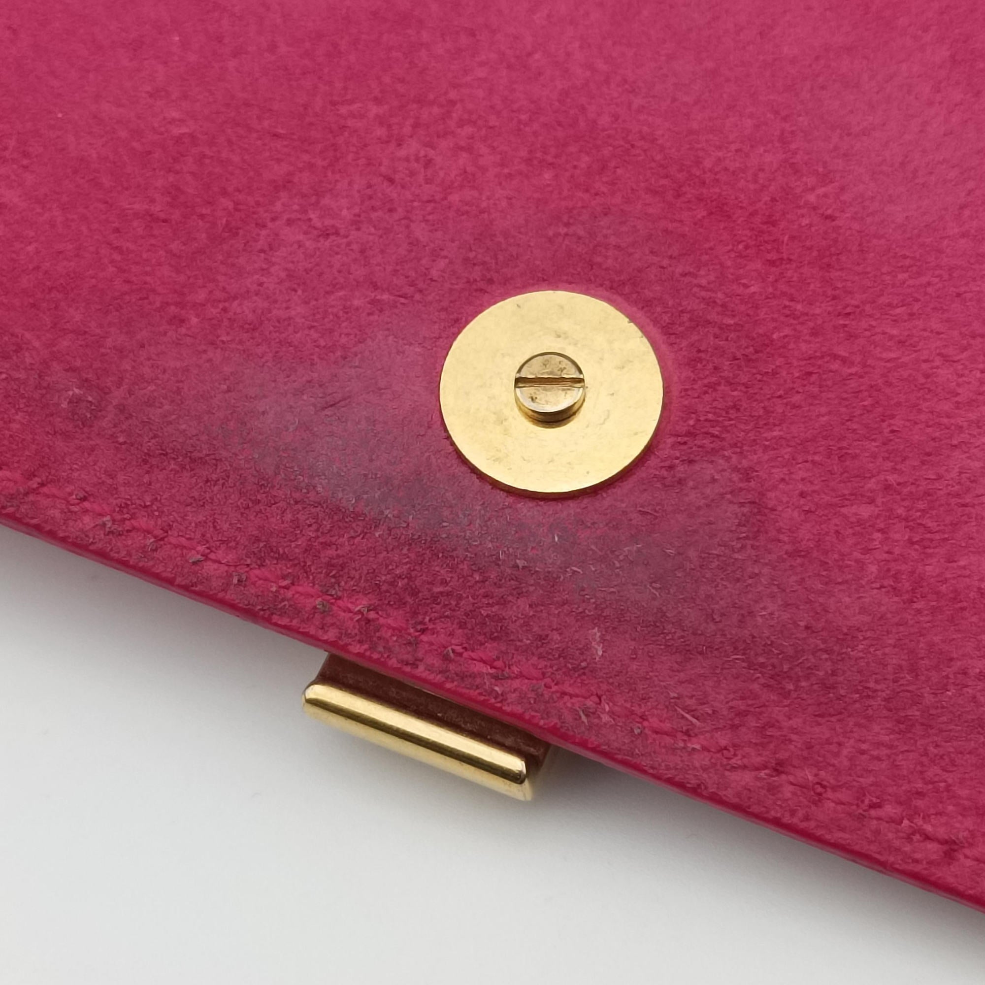 Pre-owned Yves Saint Laurent Mini Y Line Rose Leather 311215 shoulderbag | stylenewstar