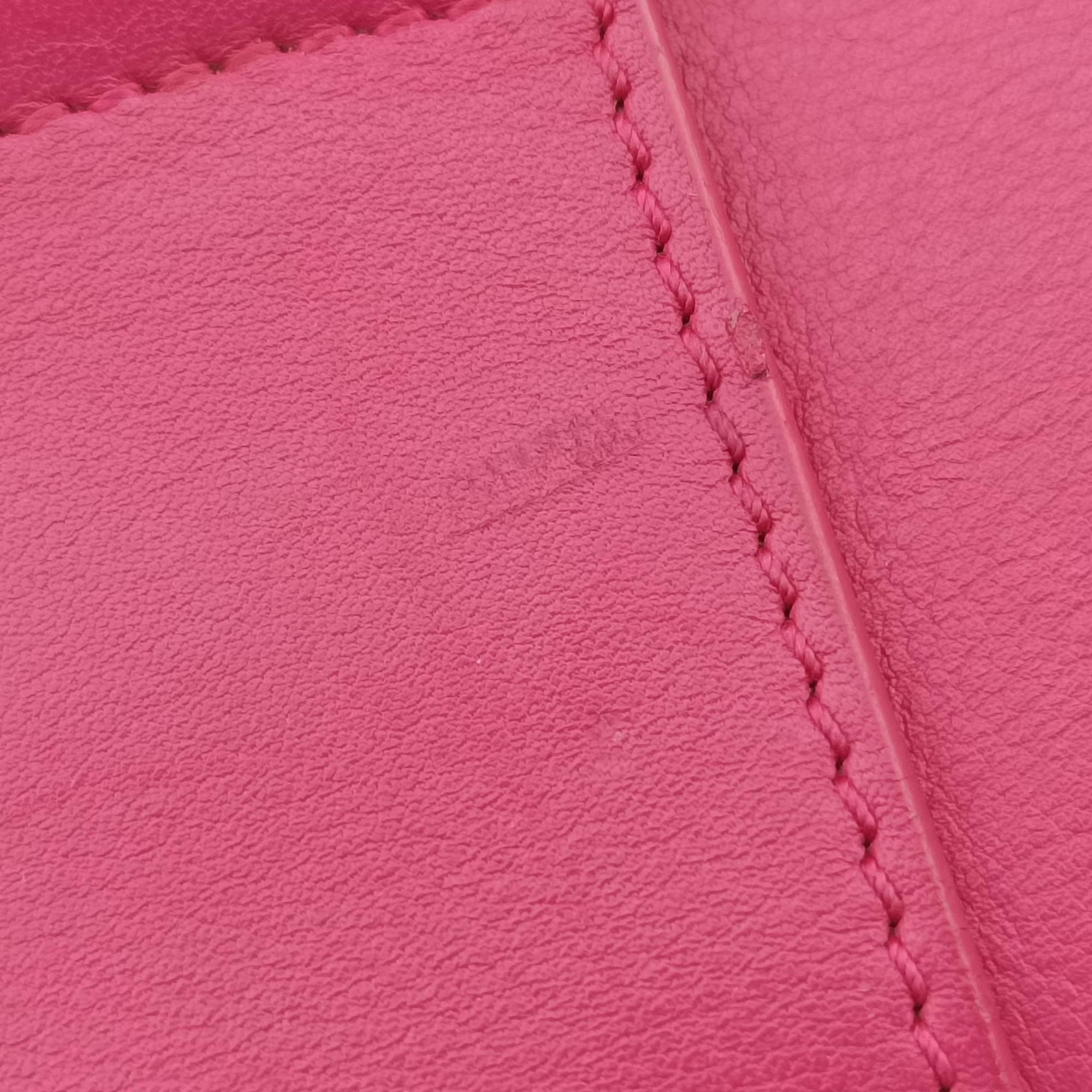 Pre-owned Yves Saint Laurent Mini Y Line Rose Leather 311215 shoulderbag | stylenewstar